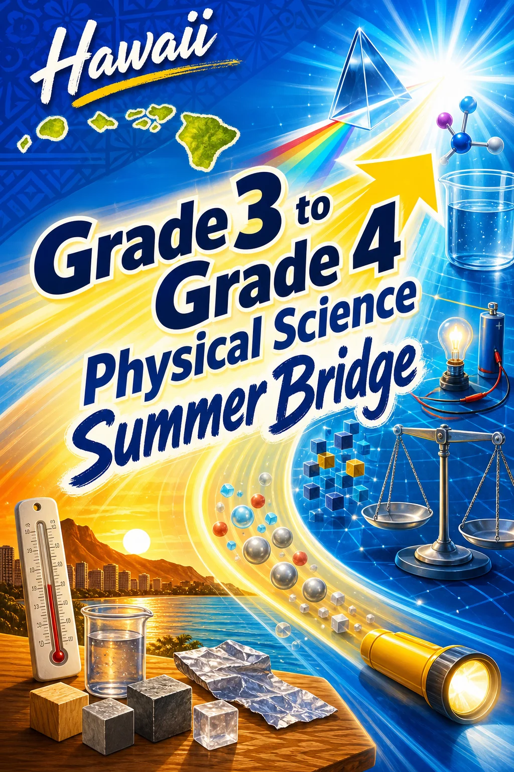 Hawaii Grade 3 to Grade 4 Physical Science Summer Bridge