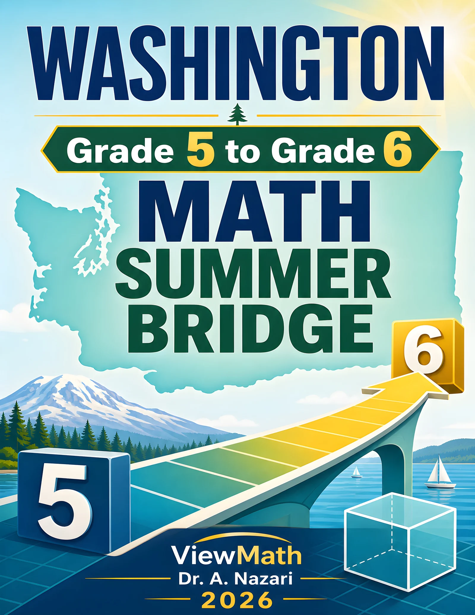 Washington SBA Grade 5 Math Summer Bridge