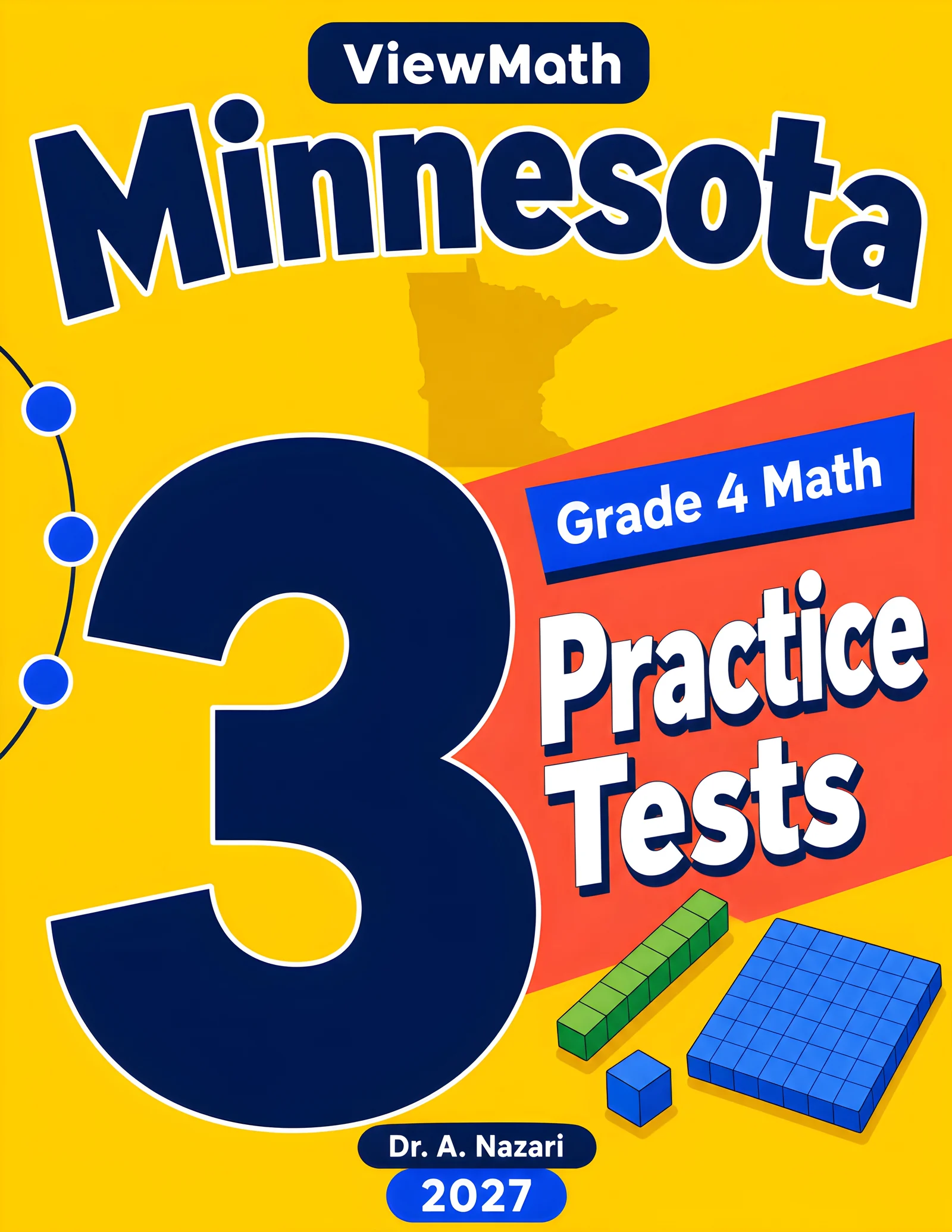 Minnesota MCA Grade 4 Math Practice Tests Bundle: 25 Unique Full-Length Tests