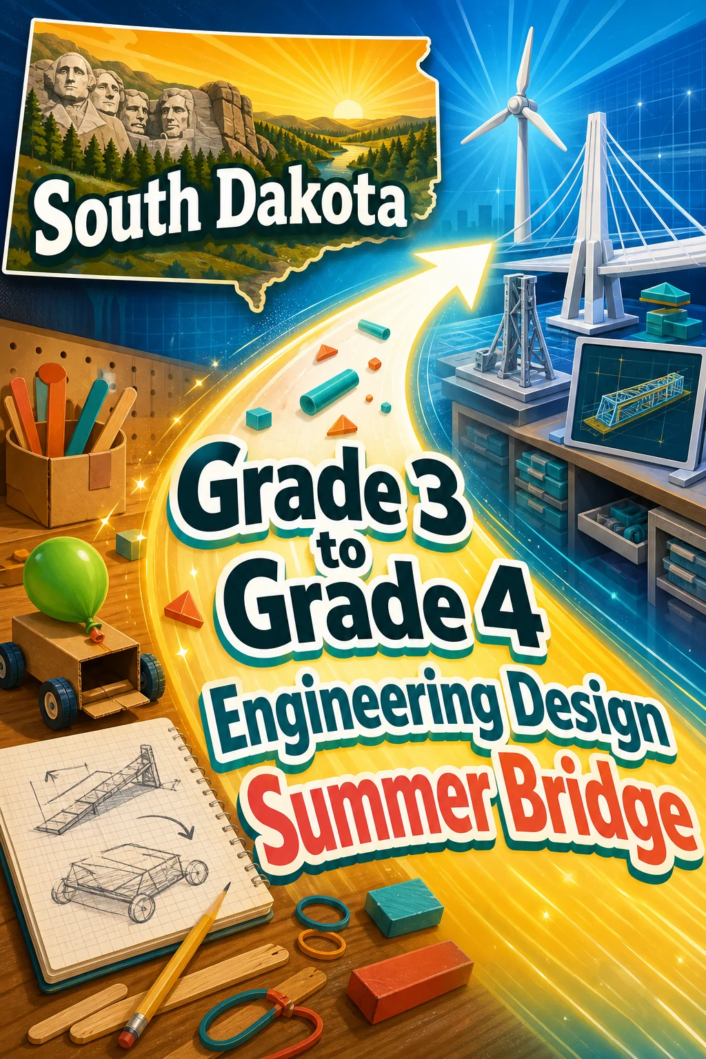 South Dakota Grade 3 to Grade 4 Engineering Design Summer Bridge