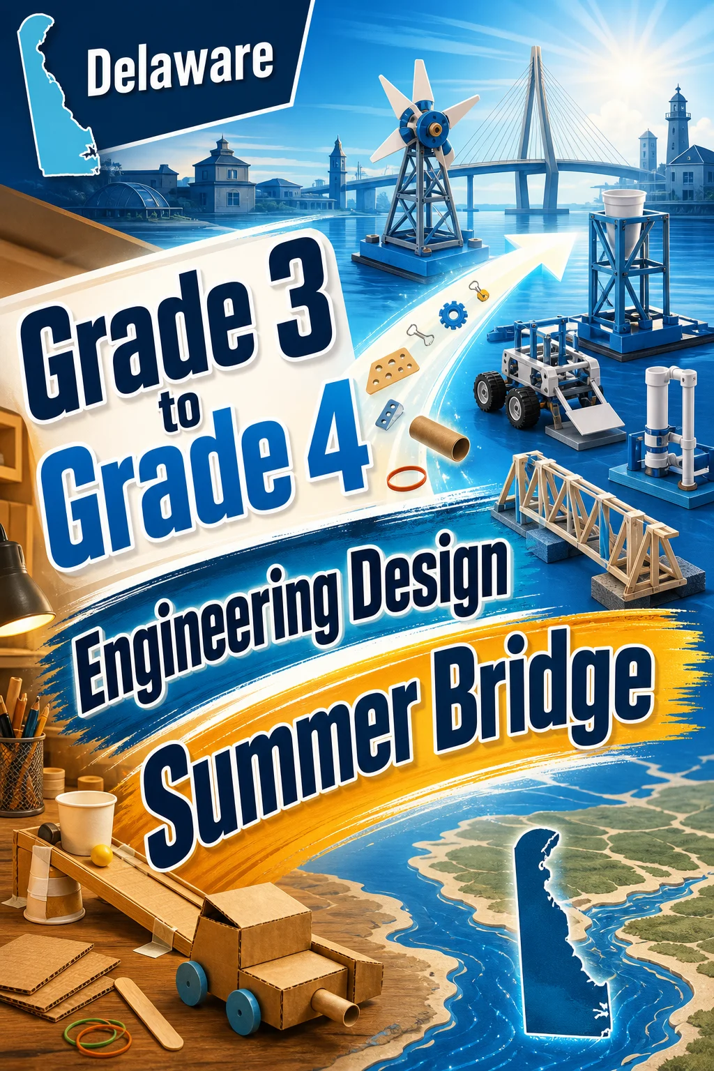 Delaware Grade 3 to Grade 4 Engineering Design Summer Bridge