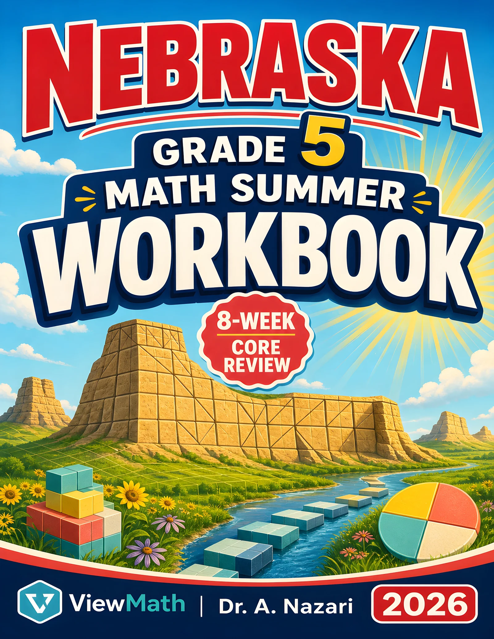 Nebraska NSCAS Grade 5 Math Summer Review Workbook
