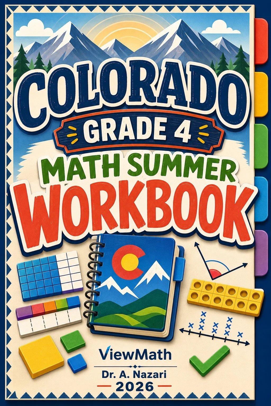 Colorado CMAS Grade 4 Math Summer Review Workbook
