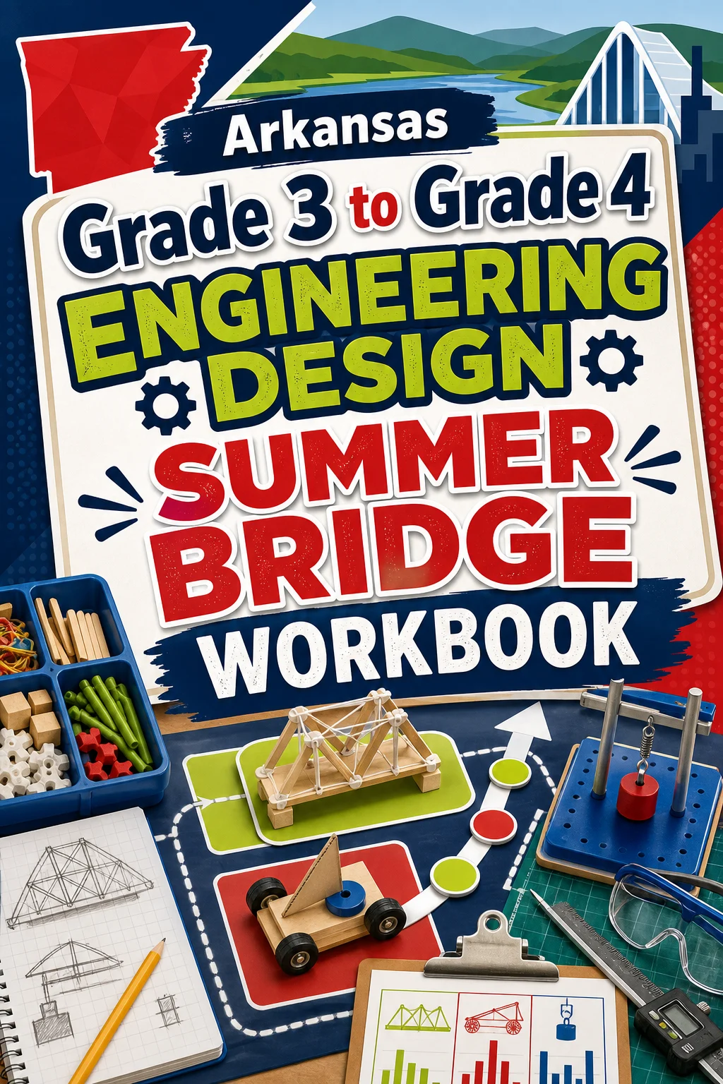 Arkansas Grade 3 to Grade 4 Engineering Design Summer Bridge Workbook