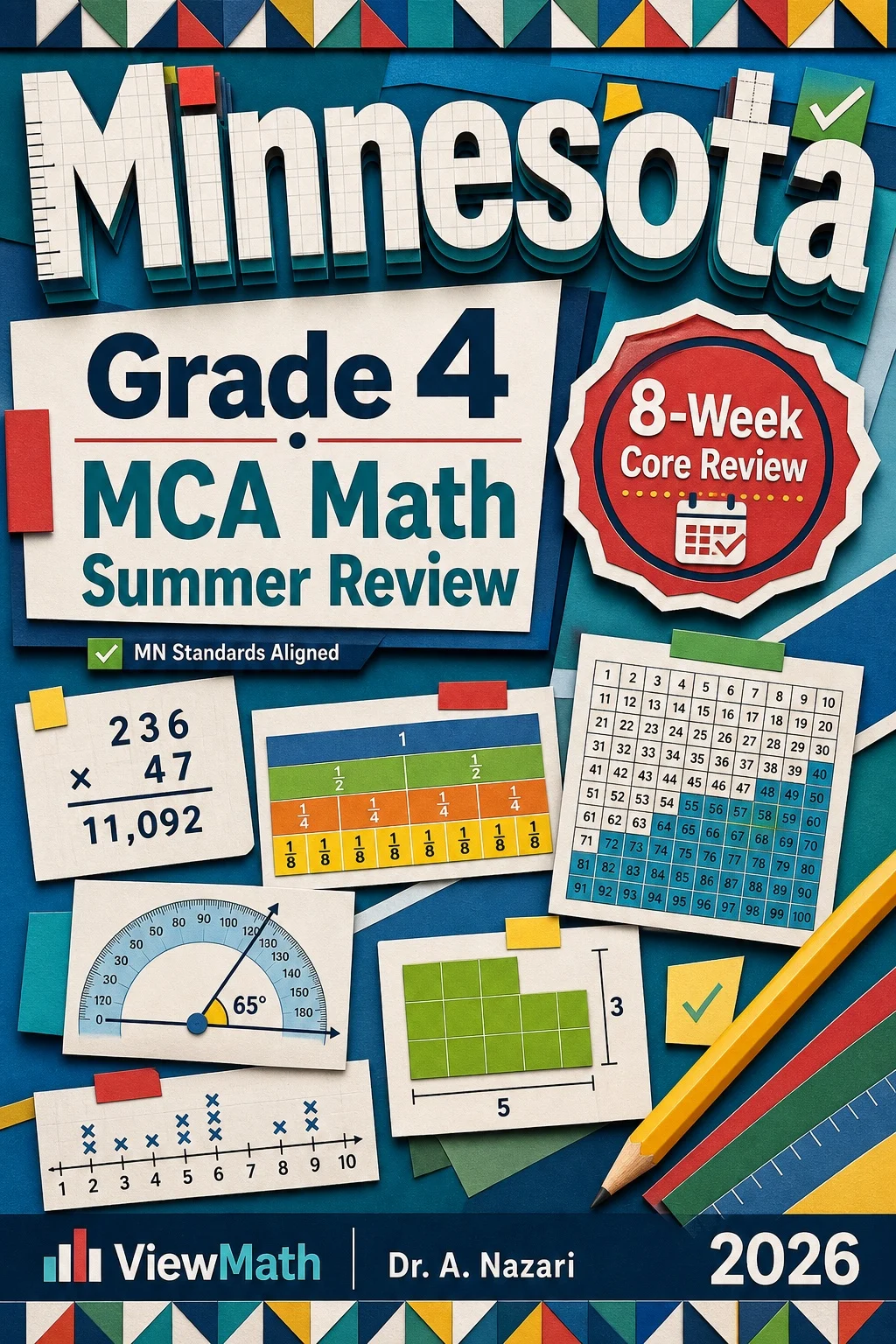 Minnesota MCA Grade 4 Math Summer Review