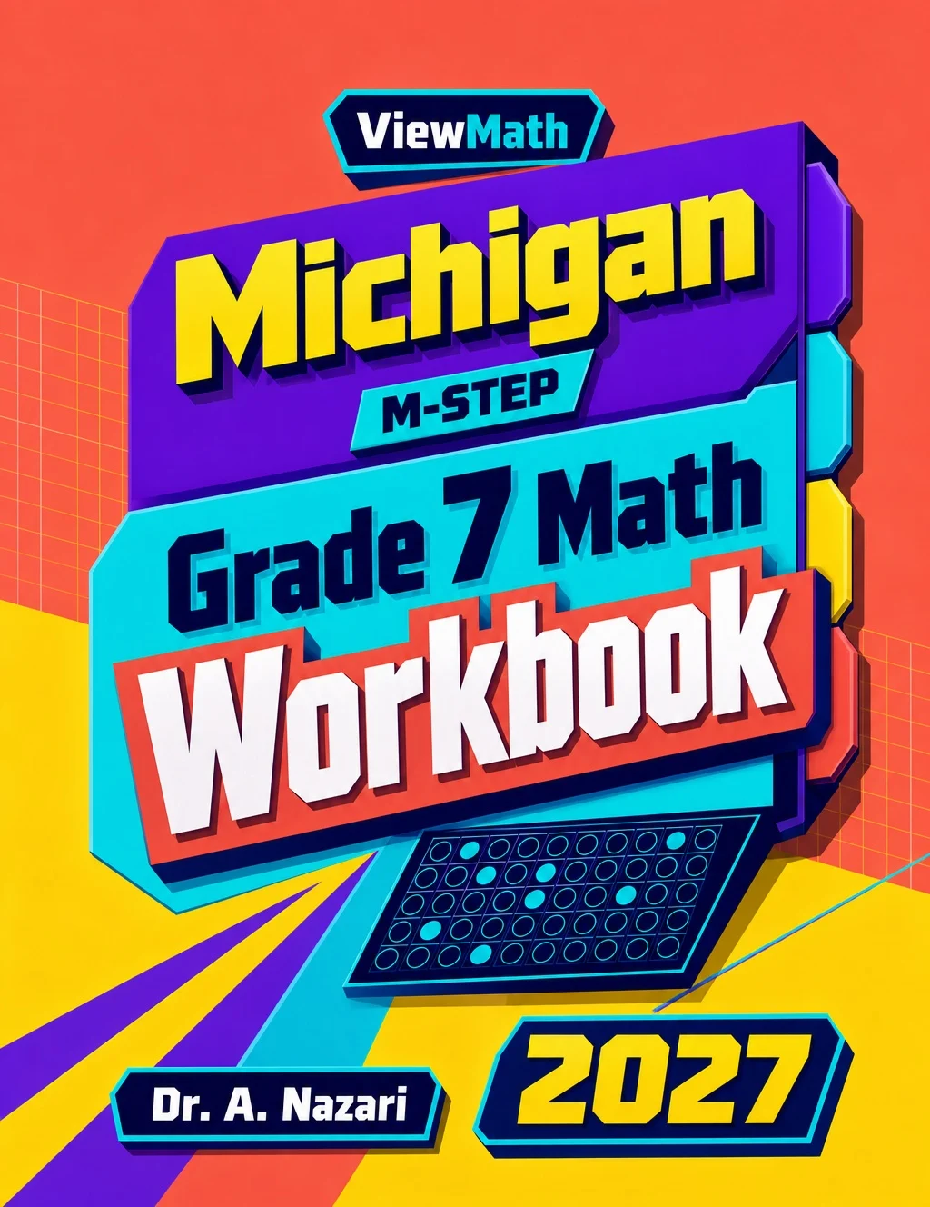 Michigan M-STEP Grade 7 Math Workbook