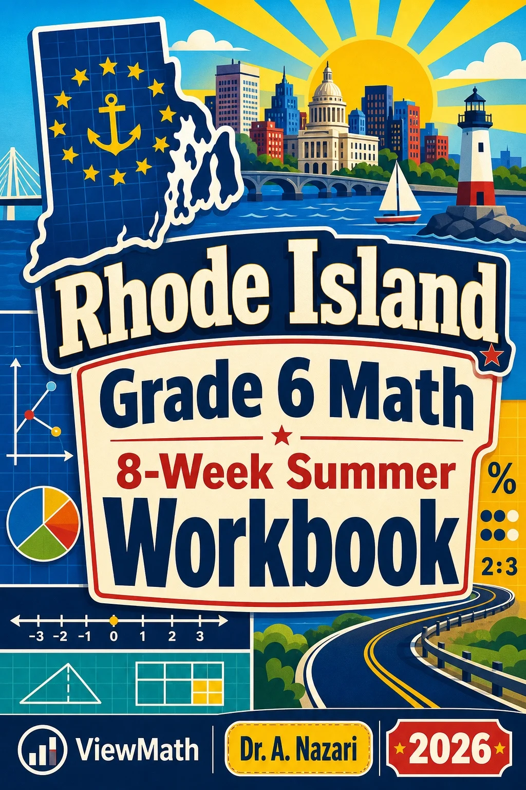 Rhode Island RICAS Grade 6 Math Summer Review Workbook
