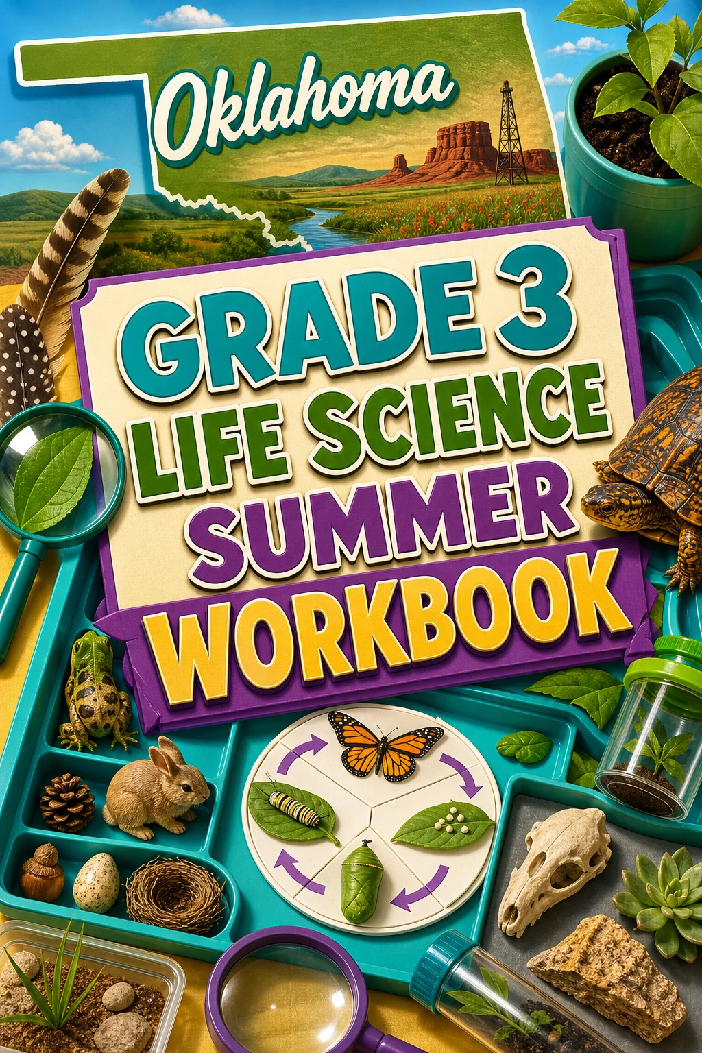 Oklahoma Grade 3 Life Science Summer Workbook