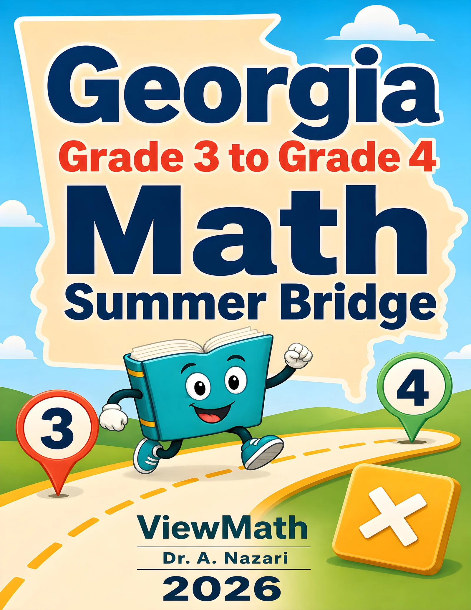 Georgia Milestones Grade 3 to Grade 4 Math Summer Bridge