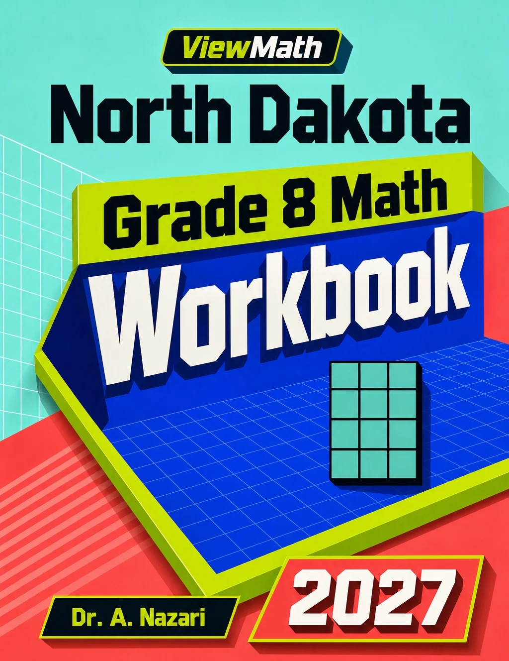 North Dakota NDSA Grade 8 Math Workbook