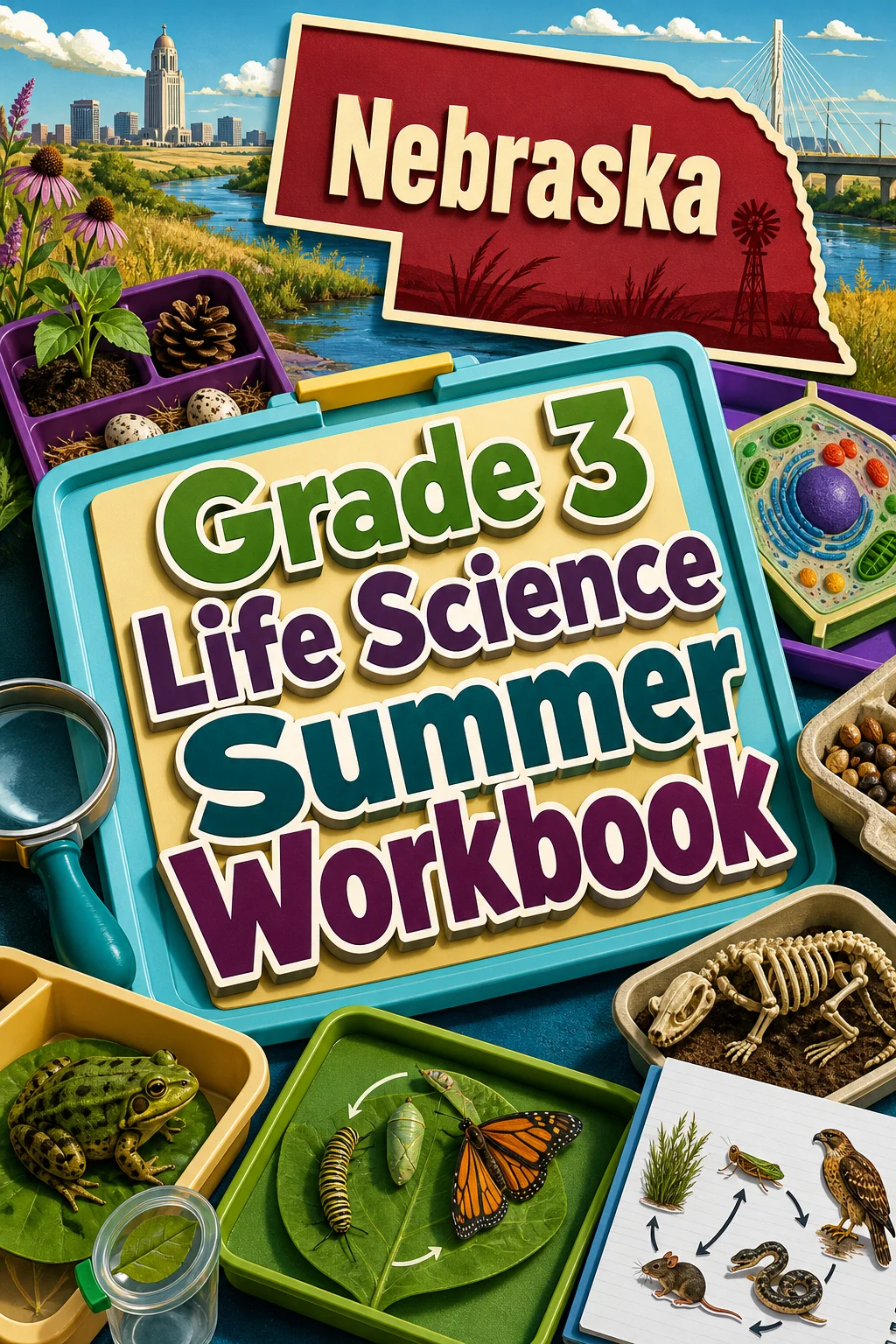 Nebraska Grade 3 Life Science Summer Workbook