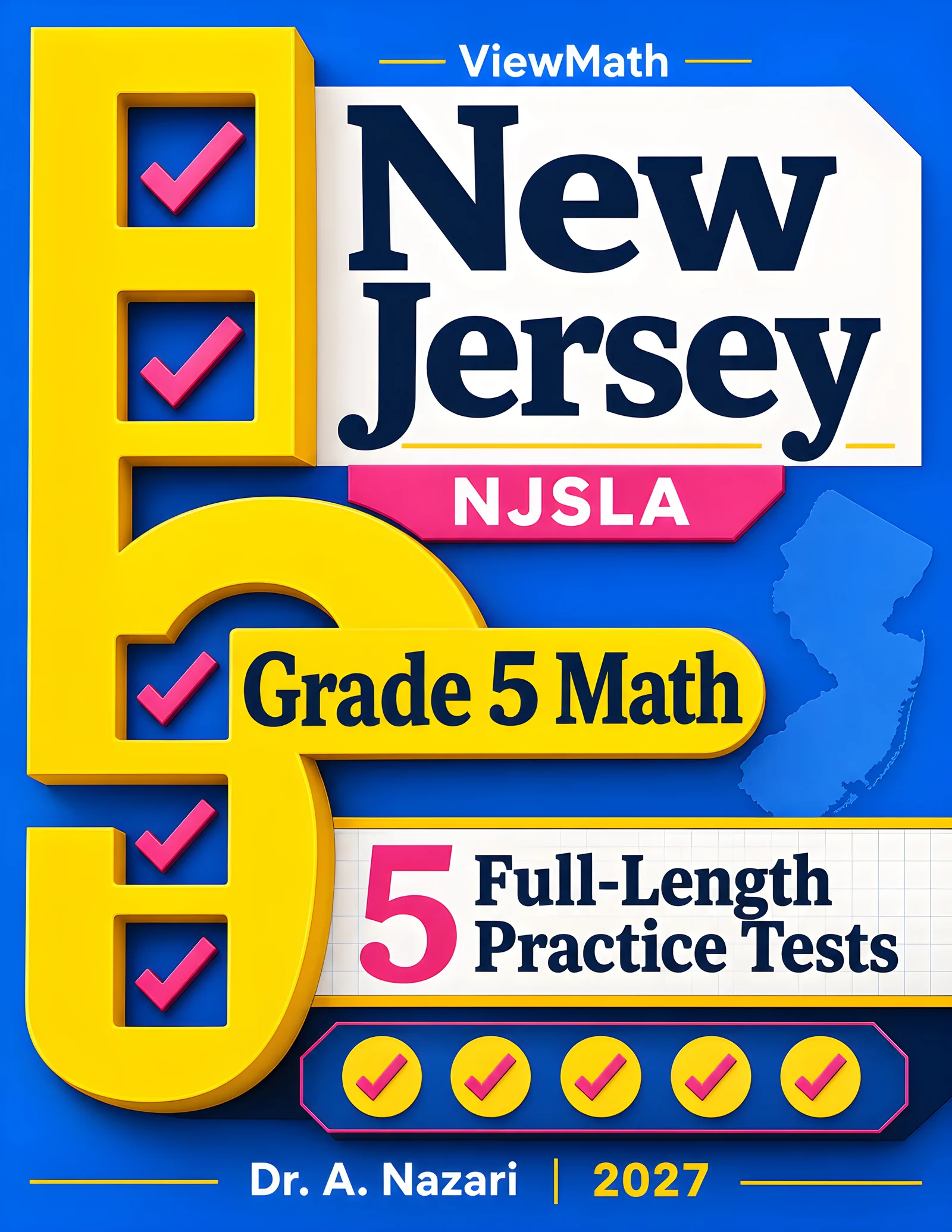 5 Full-Length New Jersey NJSLA Grade 5 Math Practice Tests