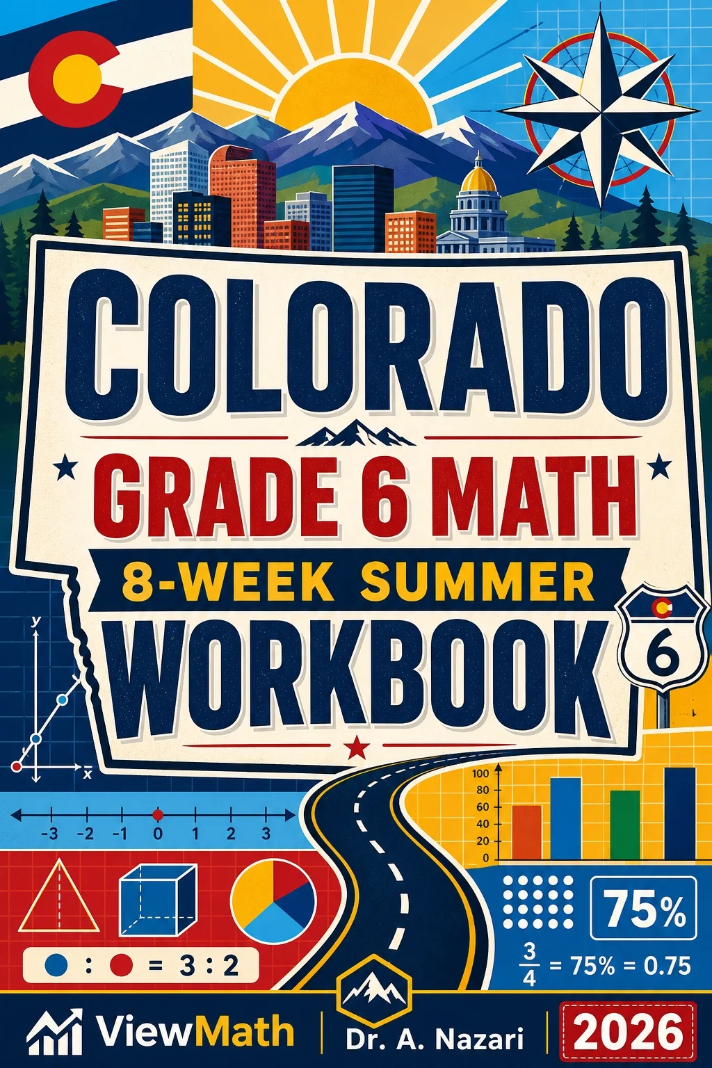 Colorado CMAS Grade 6 Math Summer Review Workbook