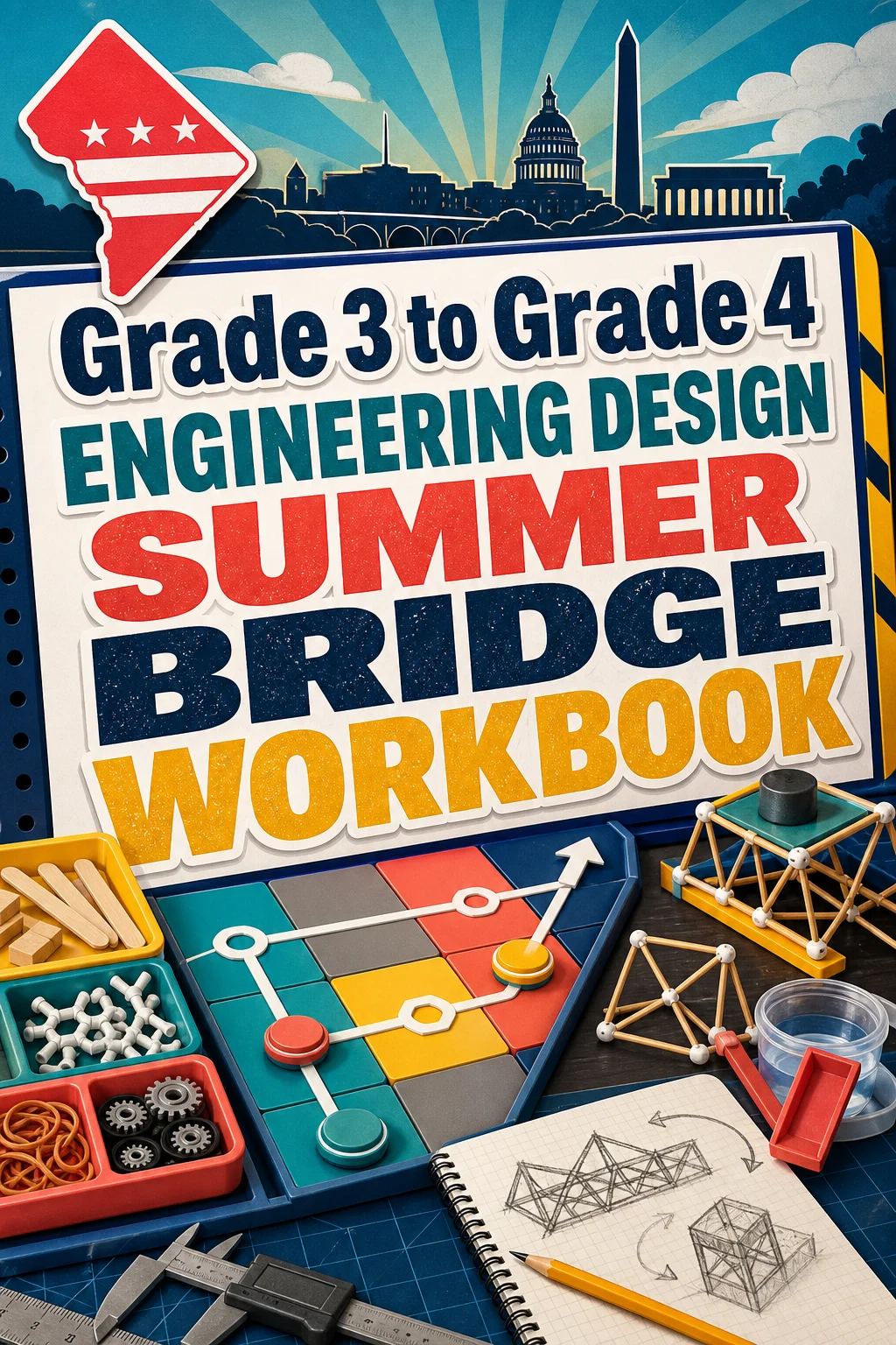 District Of Columbia Grade 3 to Grade 4 Engineering Design Summer Bridge Workbook