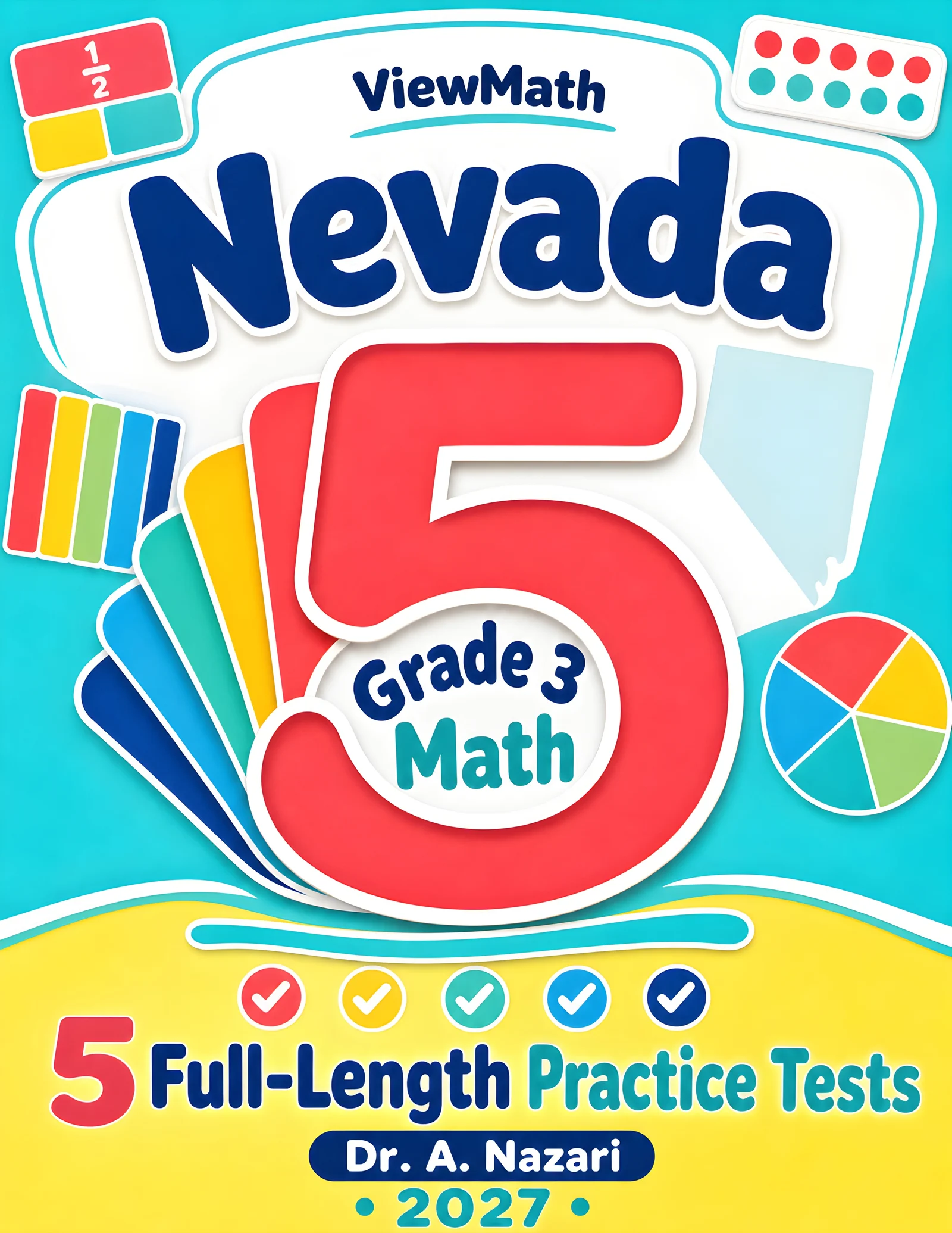 5 Full-Length Nevada SBAC Grade 3 Math Practice Tests