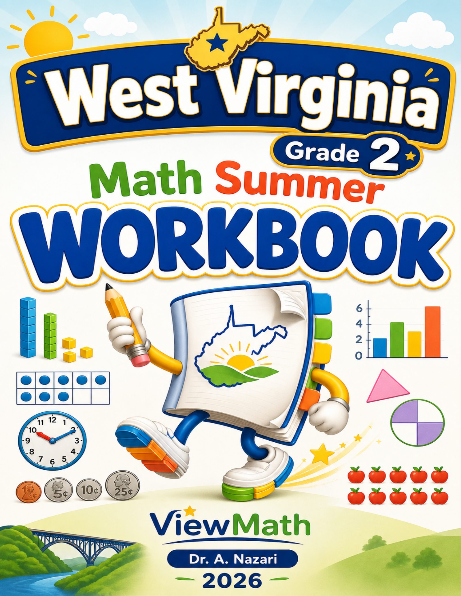 West Virginia Grade 2 Math Summer Workbook