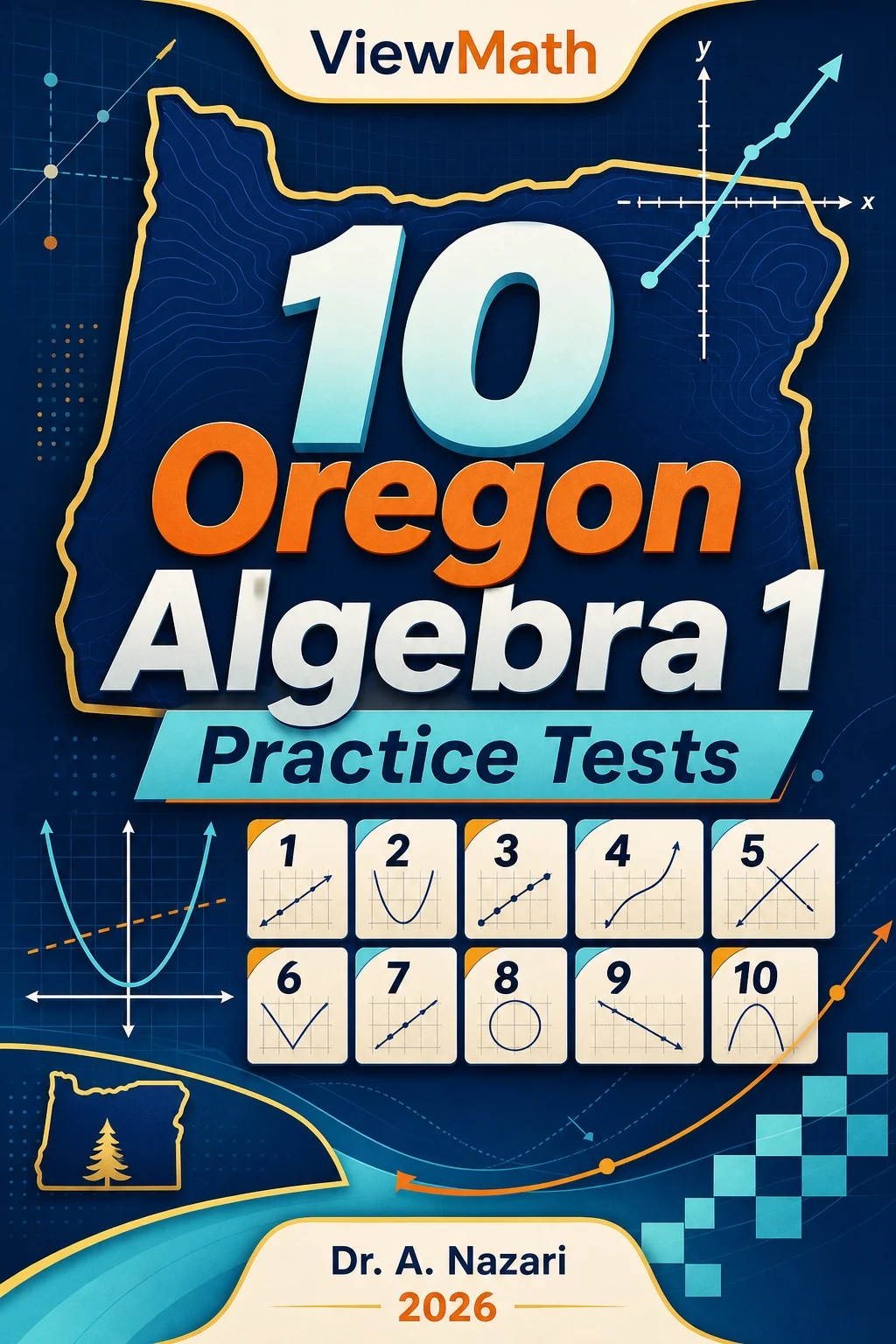 10 Oregon OSAS Algebra 1 Math Practice Tests
