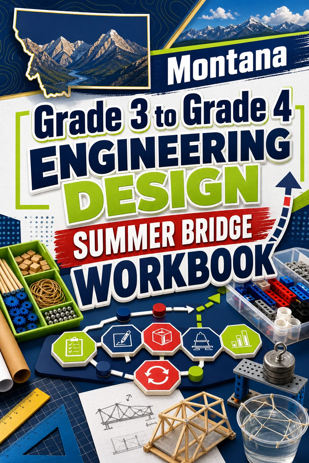 Montana Grade 3 to Grade 4 Engineering Design Summer Bridge Workbook
