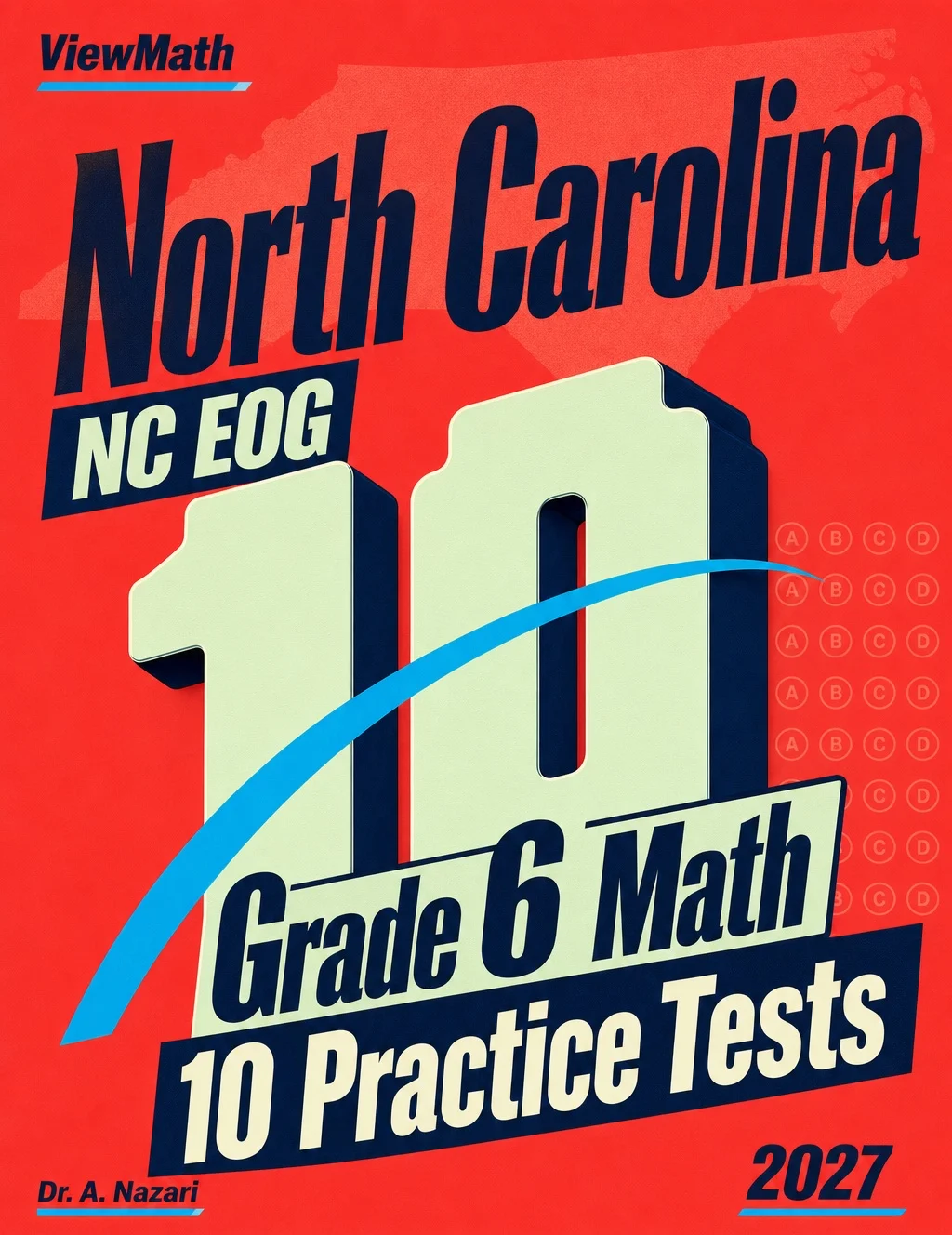 10 North Carolina NC EOG Grade 6 Math Practice Tests