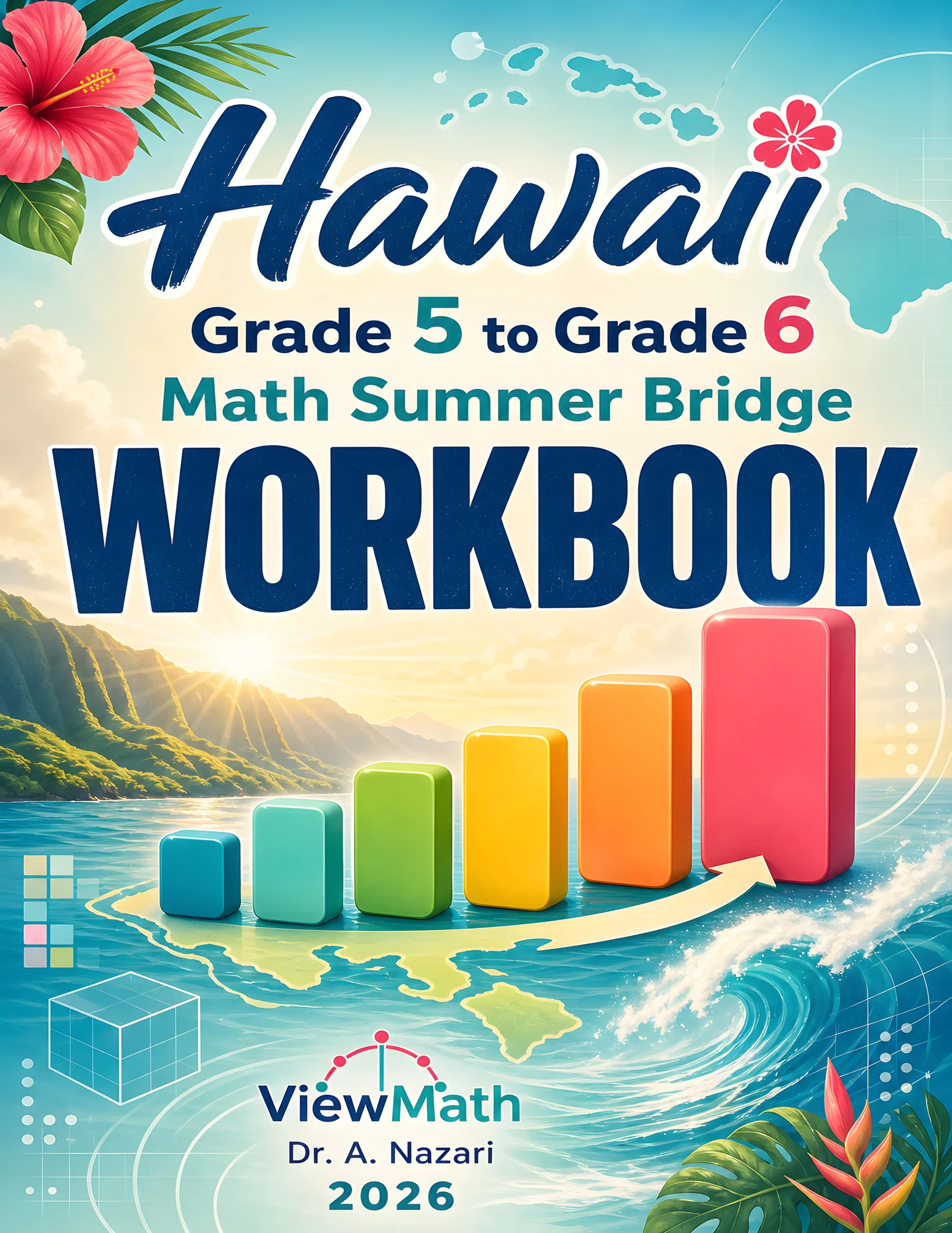 Hawaii SBA Grade 5 Math Summer Bridge Workbook