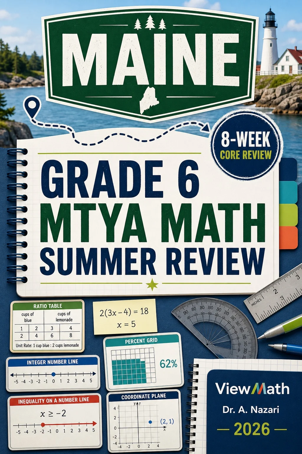 Maine MTYA Grade 6 Math Summer Review