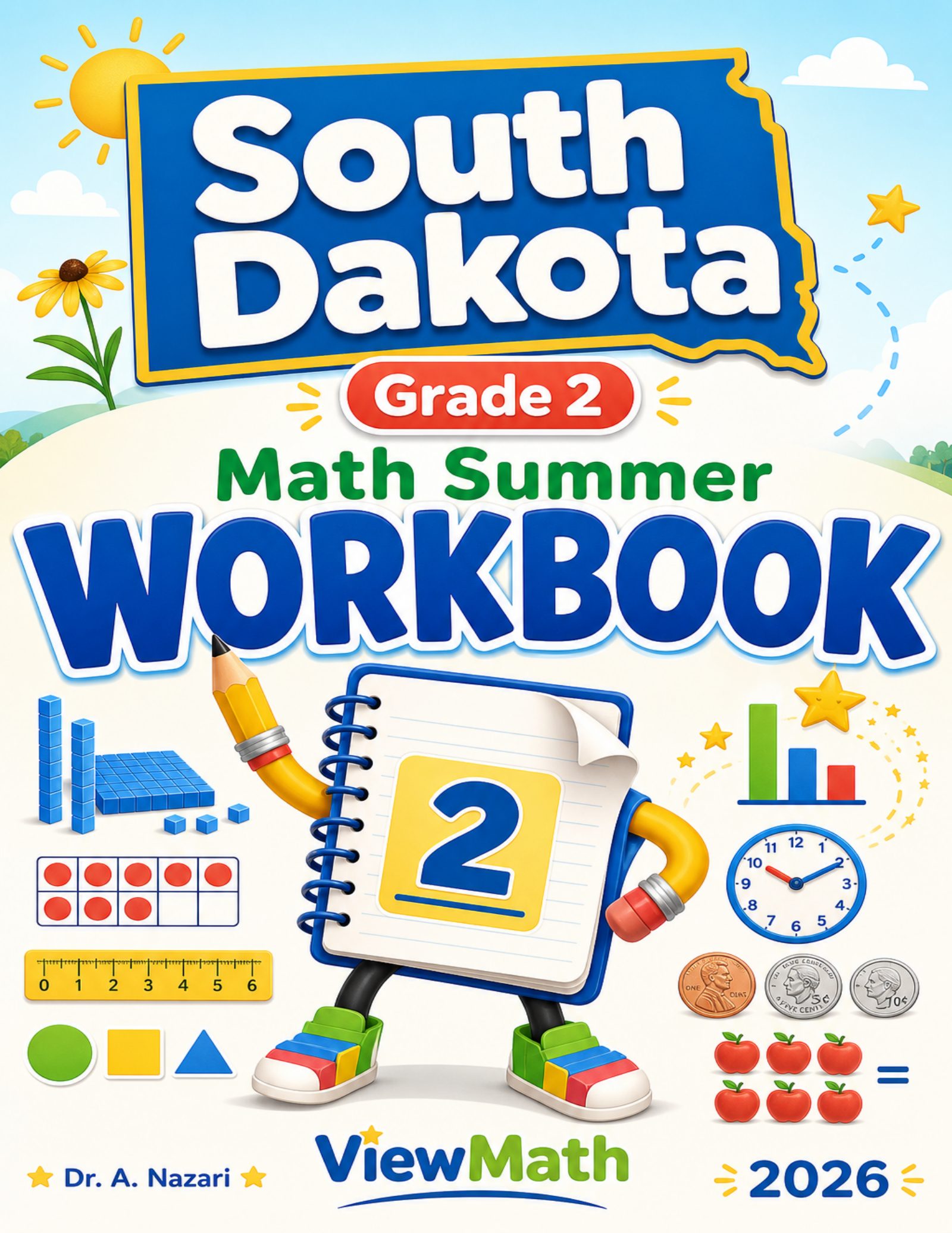 South Dakota Grade 2 Math Summer Workbook