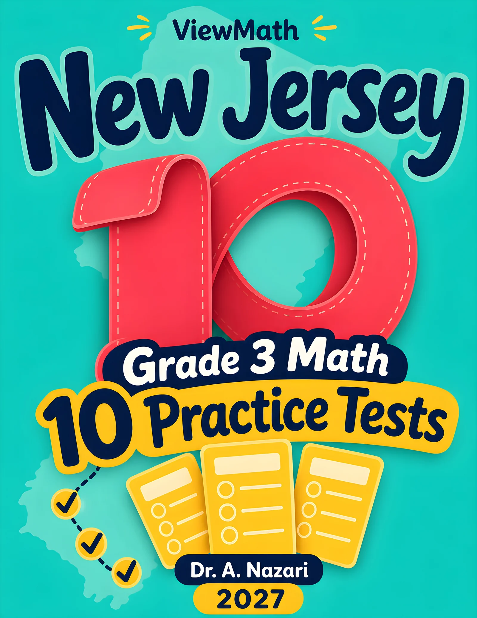 10 New Jersey NJSLA Grade 3 Math Practice Tests