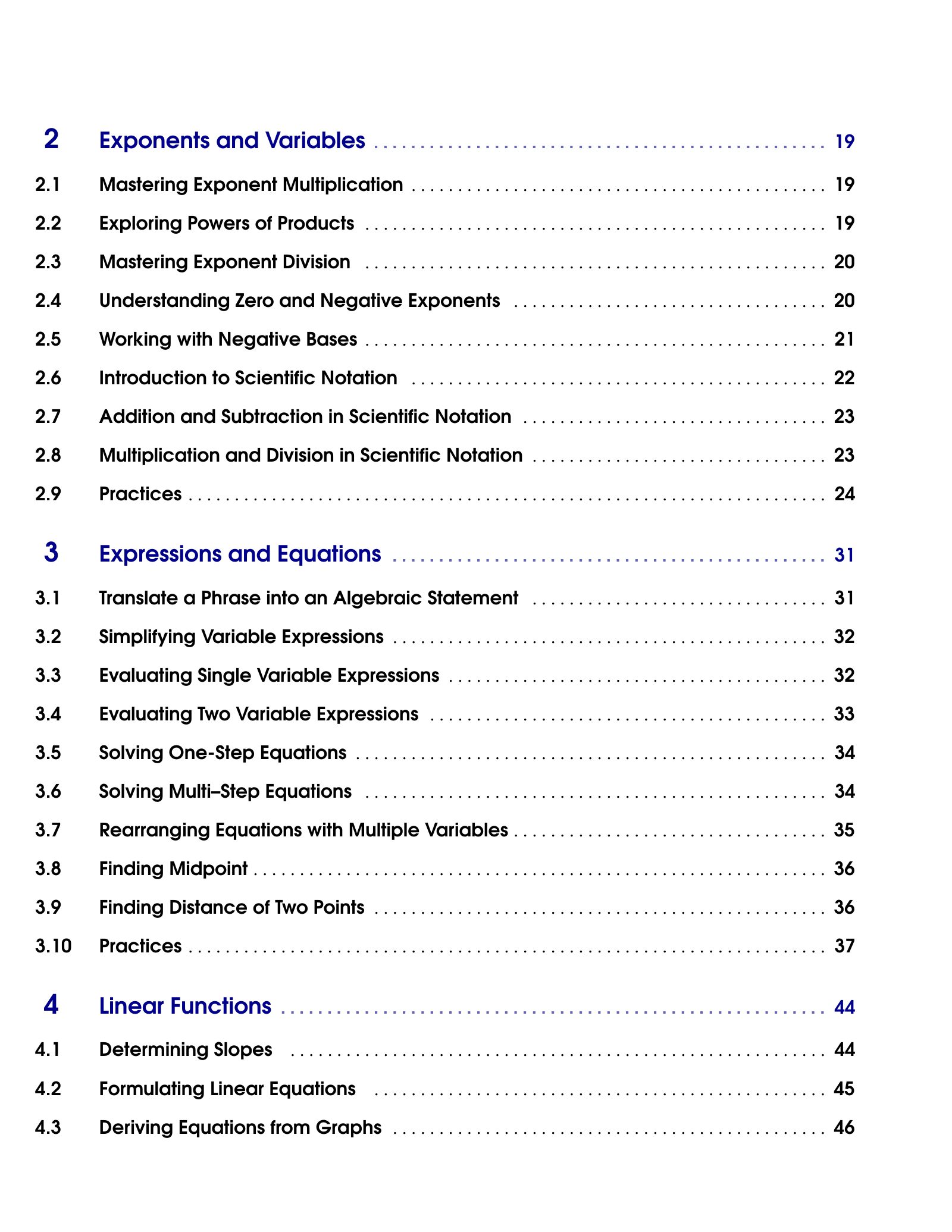 Representative ViewMath book learning or practice page