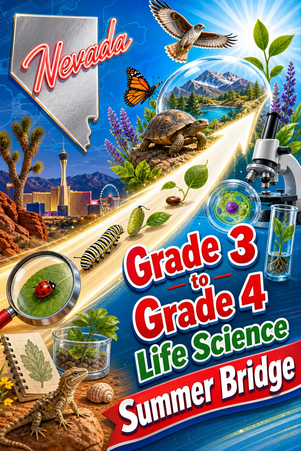 Nevada Grade 3 to Grade 4 Life Science Summer Bridge