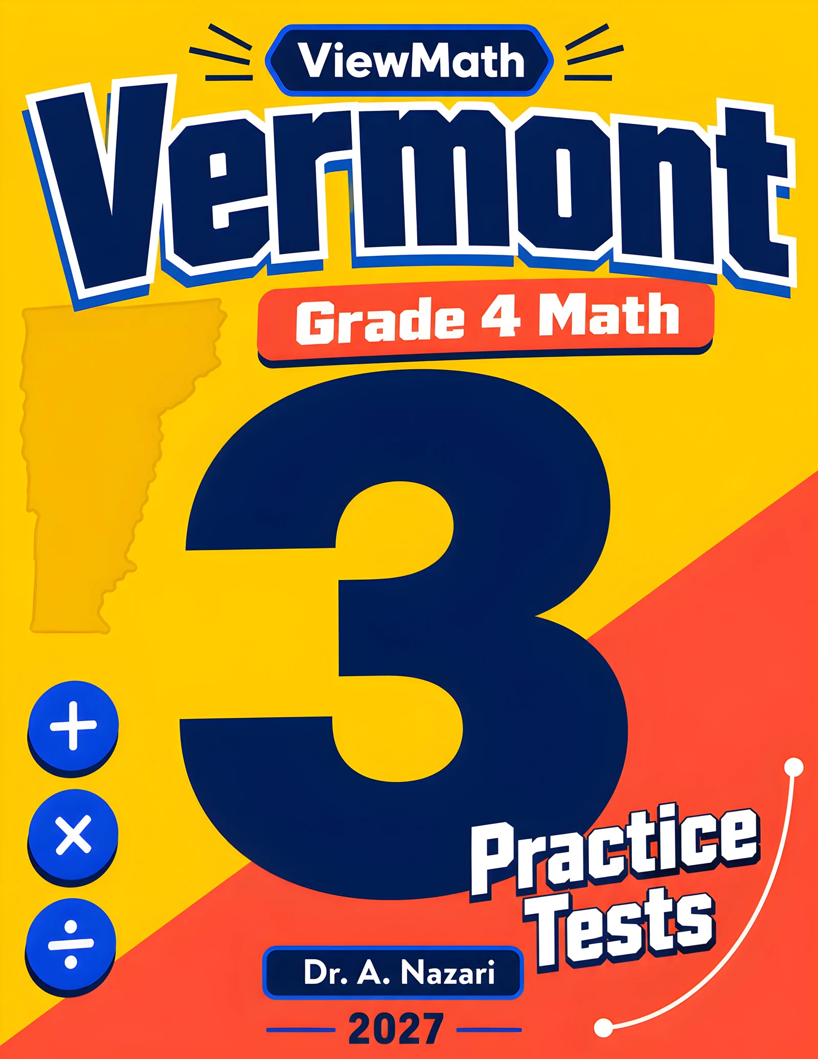 Vermont SBAC Grade 4 Math Practice Tests Bundle: 25 Unique Full-Length Tests