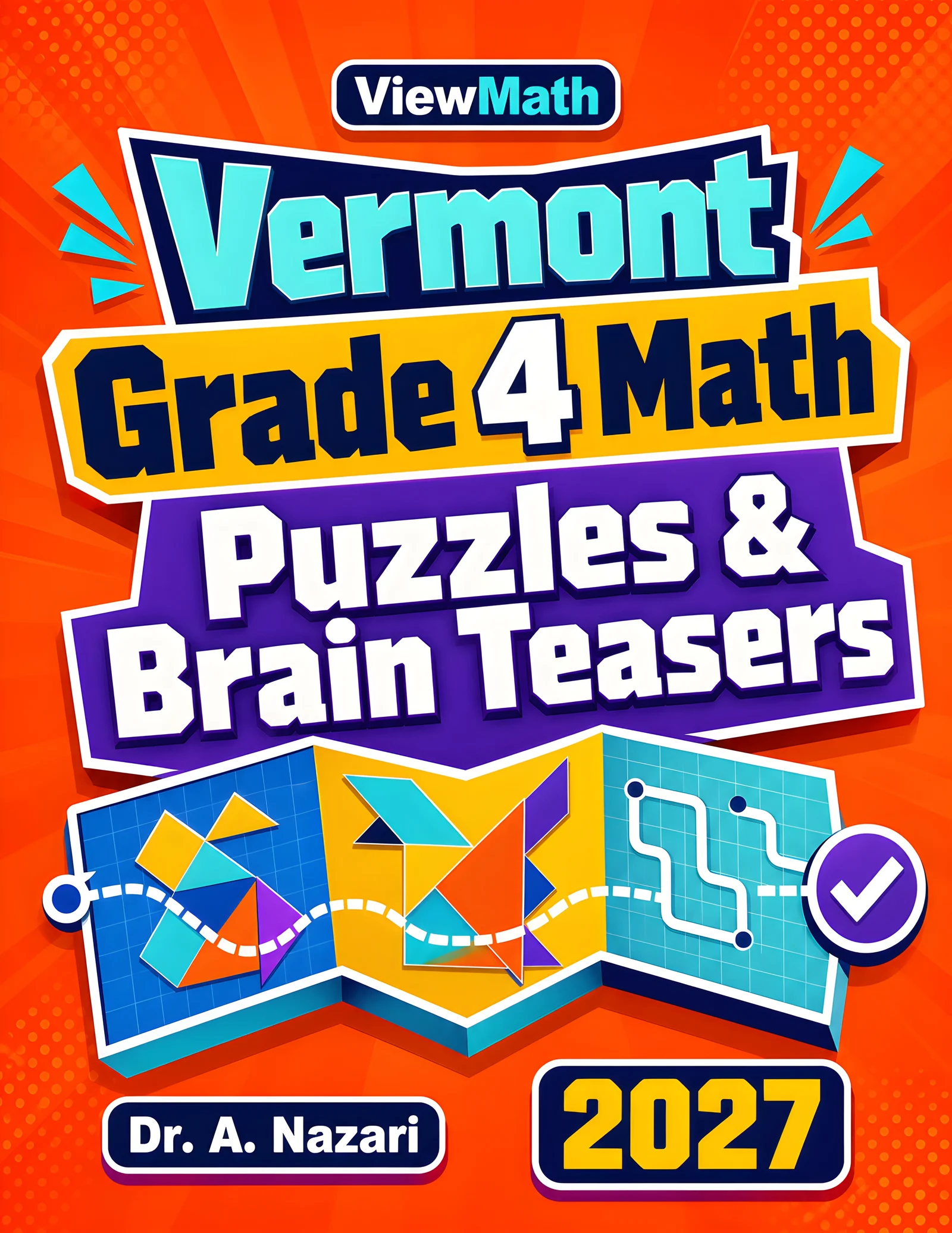 Vermont SBAC Grade 4 Math Puzzles and Brain Teasers