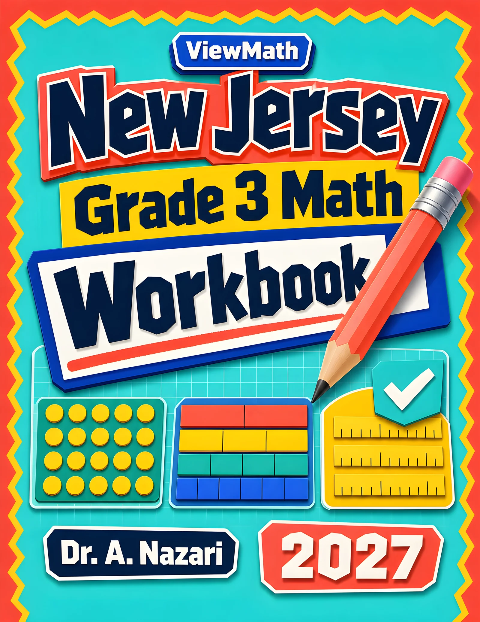 New Jersey NJSLA Grade 3 Math Workbook