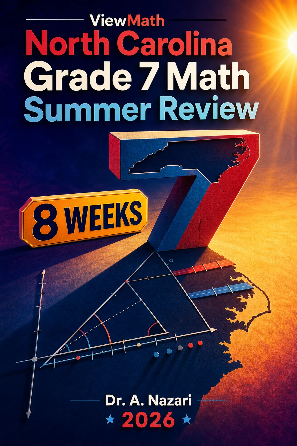 North Carolina NC EOG Grade 7 Math Summer Review
