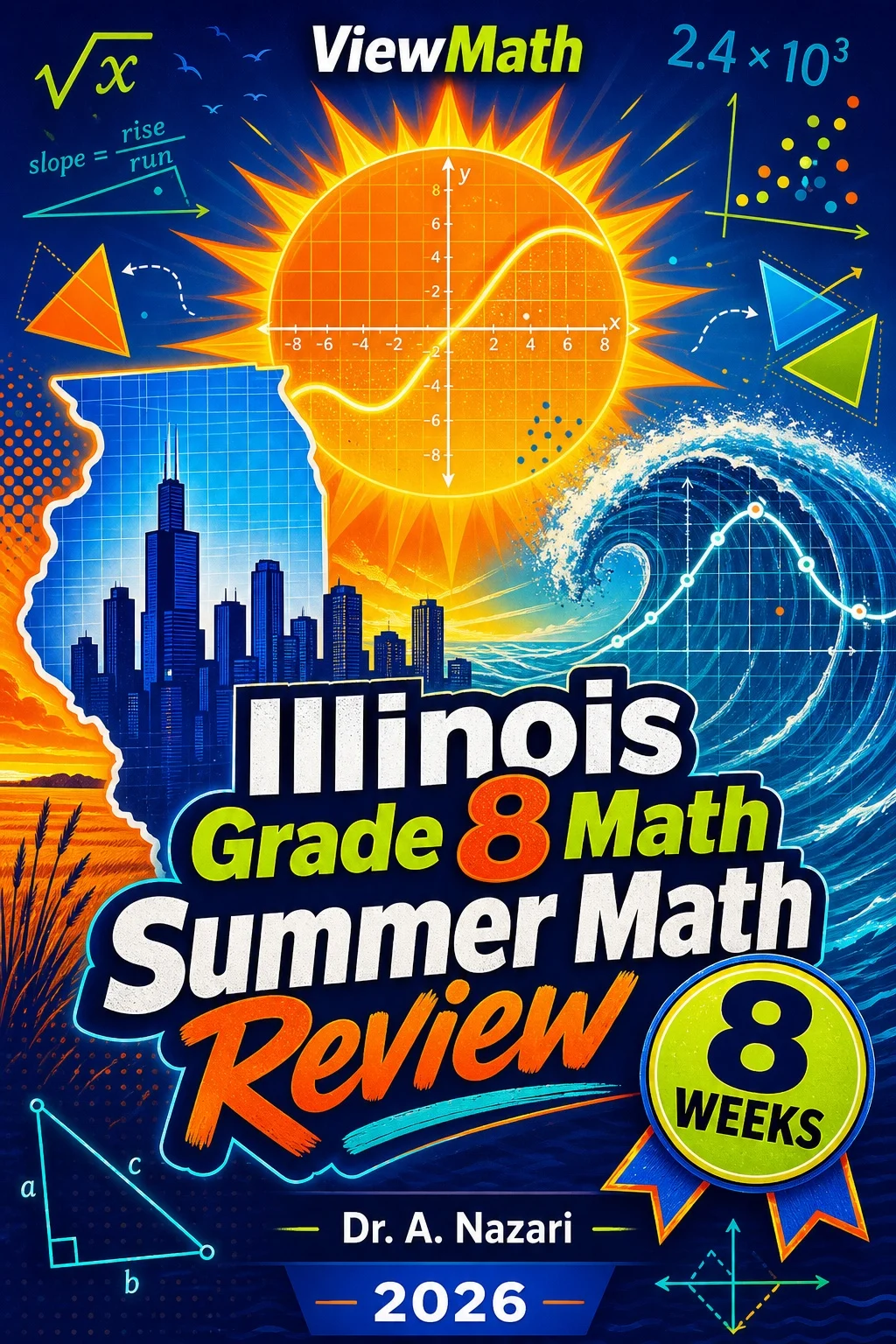 Illinois IAR Grade 8 Math Summer Review