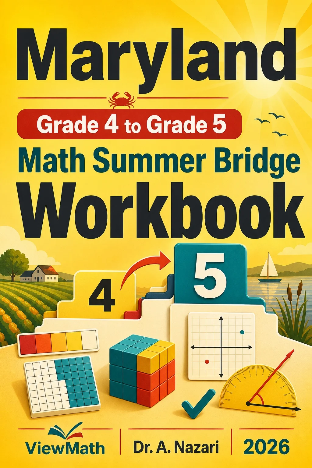 Maryland MCAP Grade 4 Math Summer Bridge Workbook