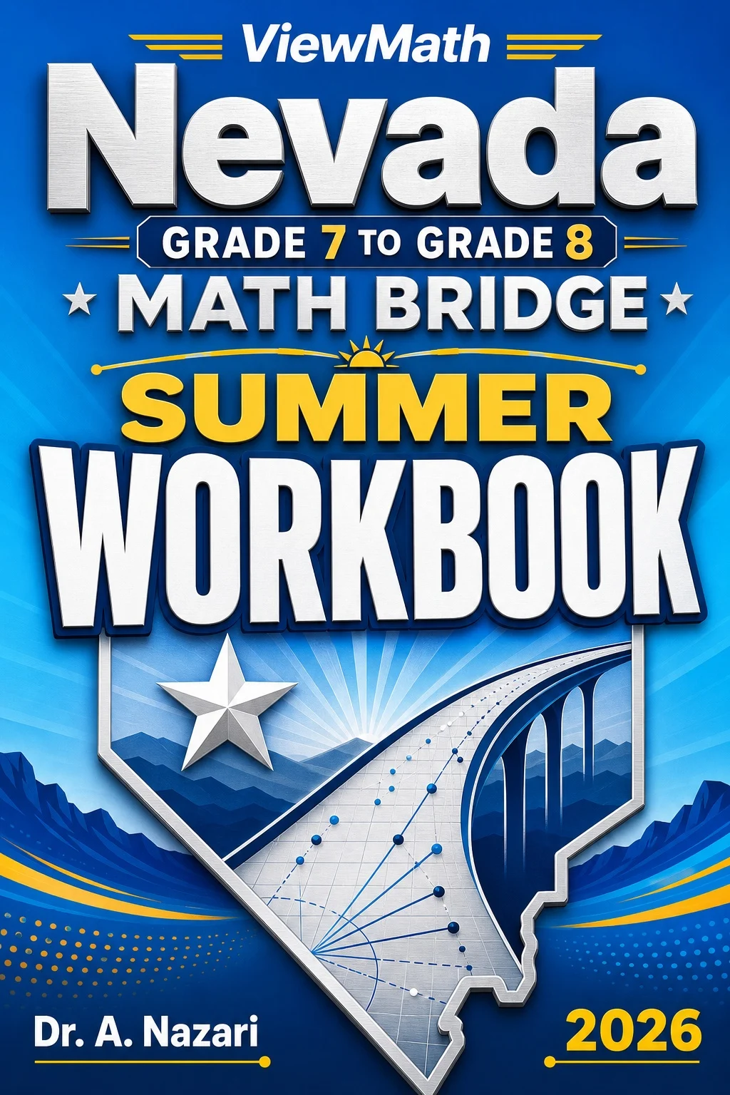 Nevada SBAC Grade 7 to Grade 8 Math Summer Bridge Workbook