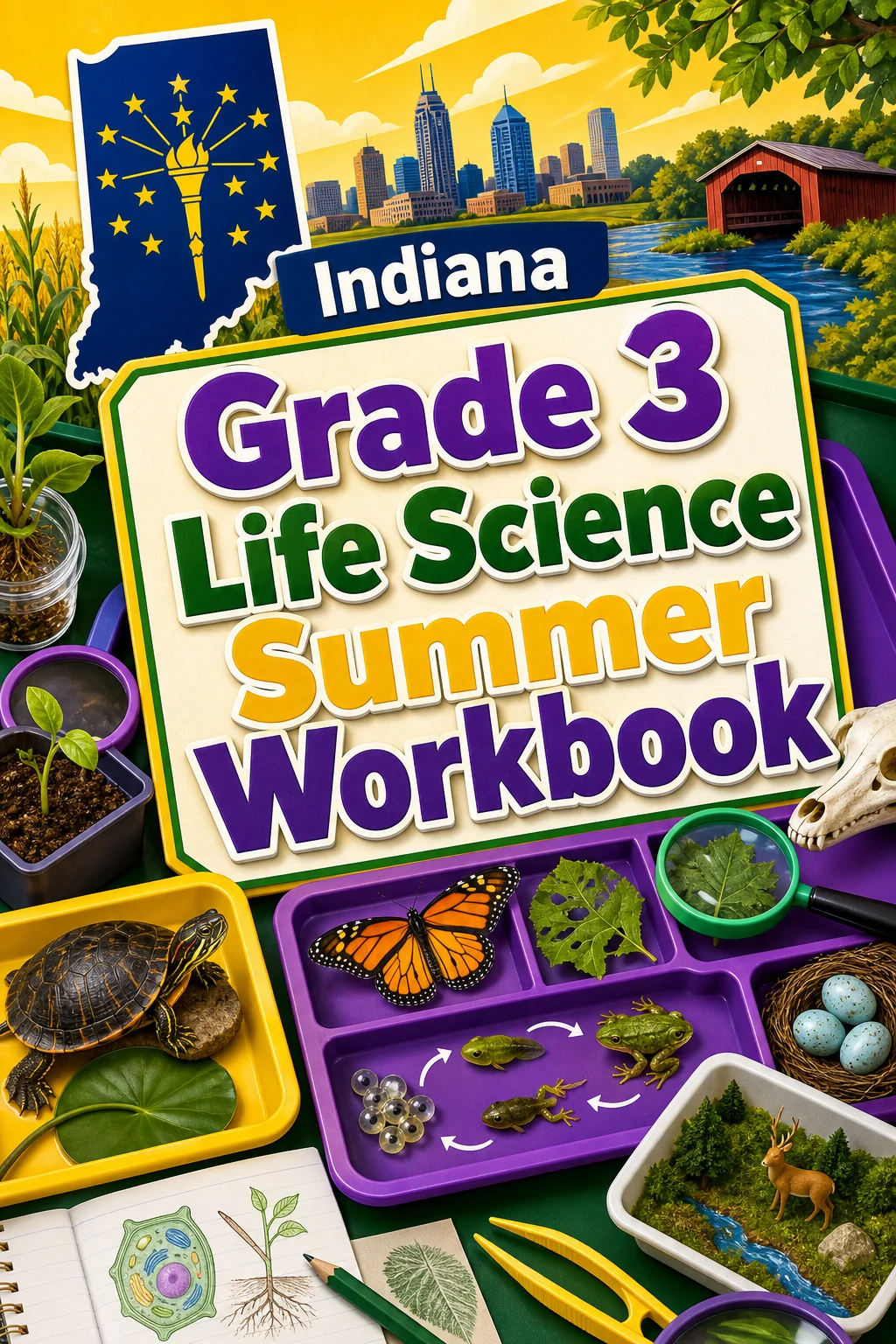 Indiana Grade 3 Life Science Summer Workbook