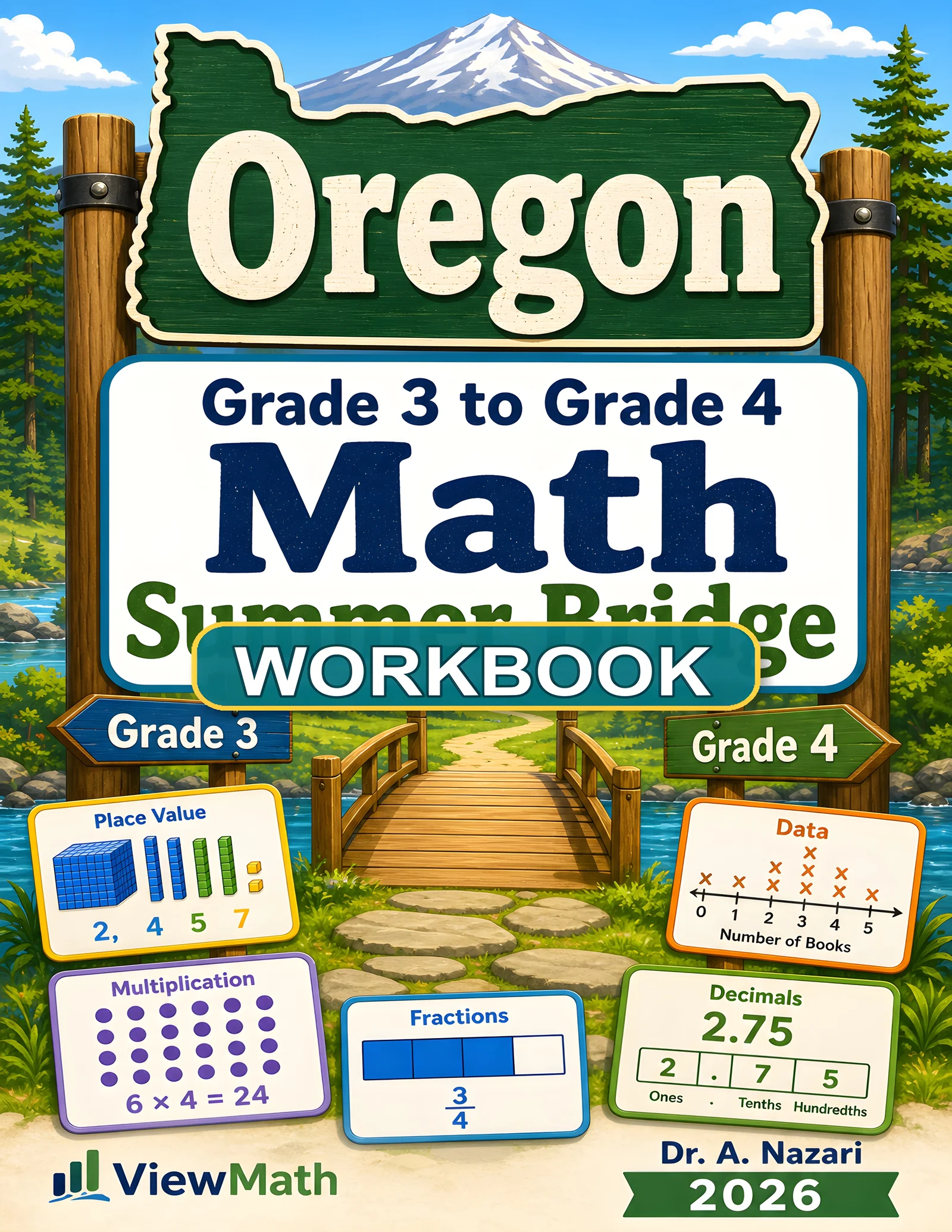 Oregon OSAS Grade 3 Math Summer Bridge Workbook