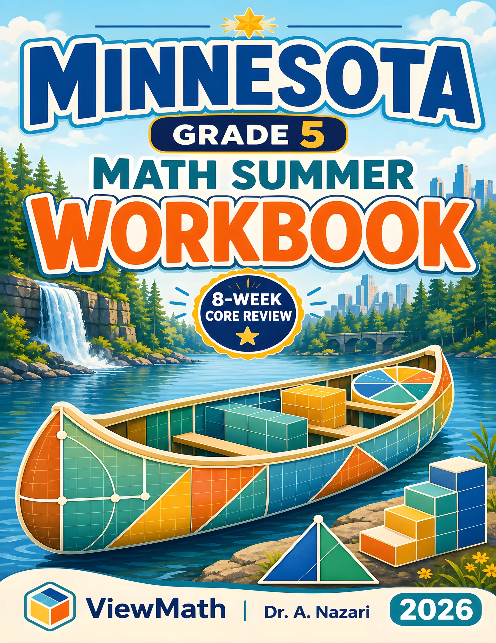Minnesota MCA Grade 5 Math Summer Review Workbook