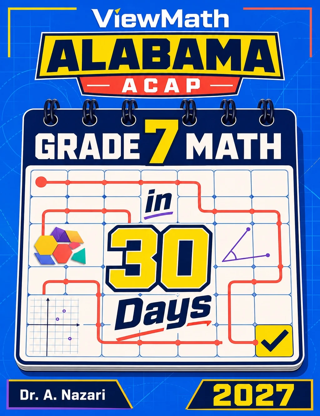 Alabama ACAP Grade 7 Math in 30 Days