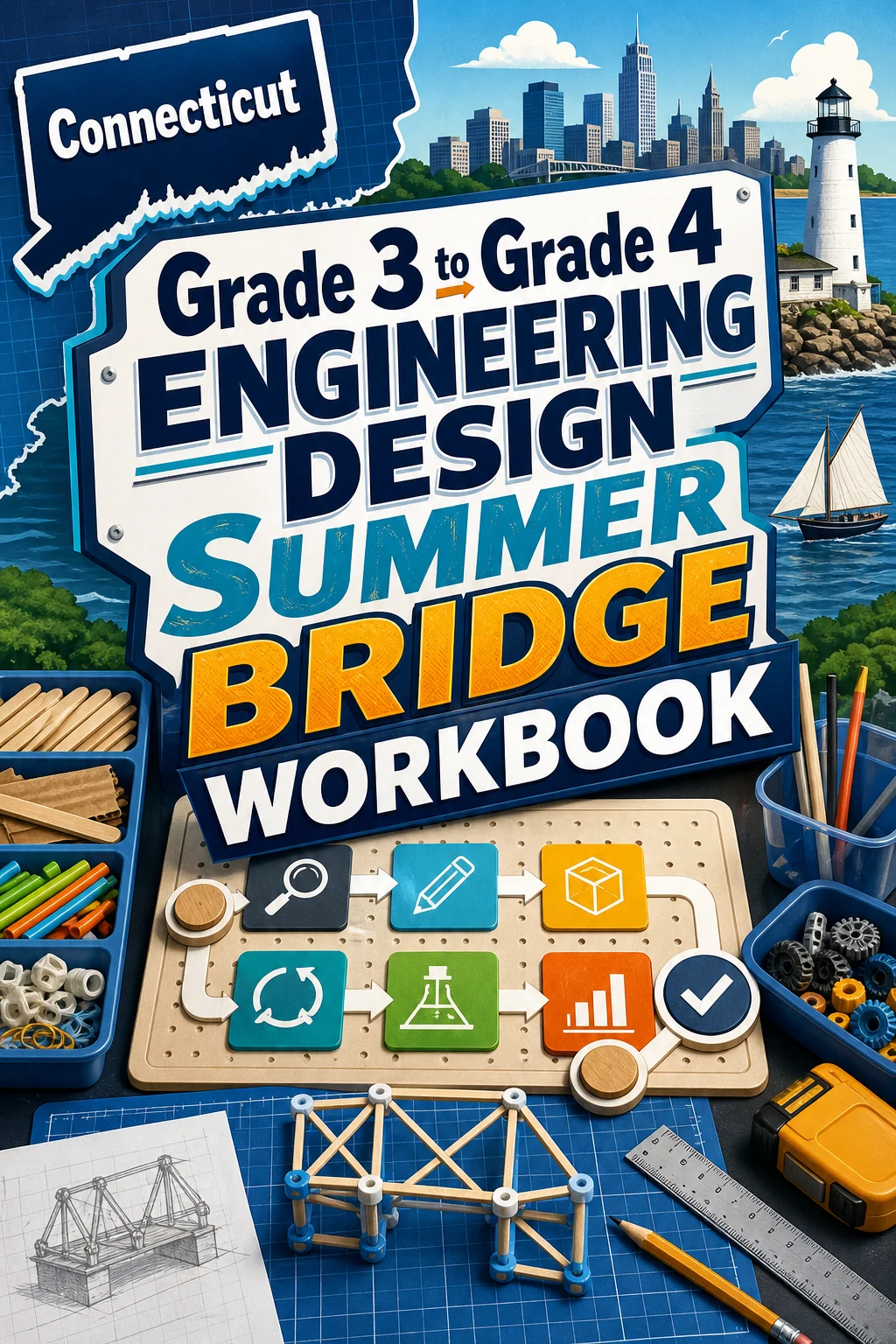 Connecticut Grade 3 to Grade 4 Engineering Design Summer Bridge Workbook