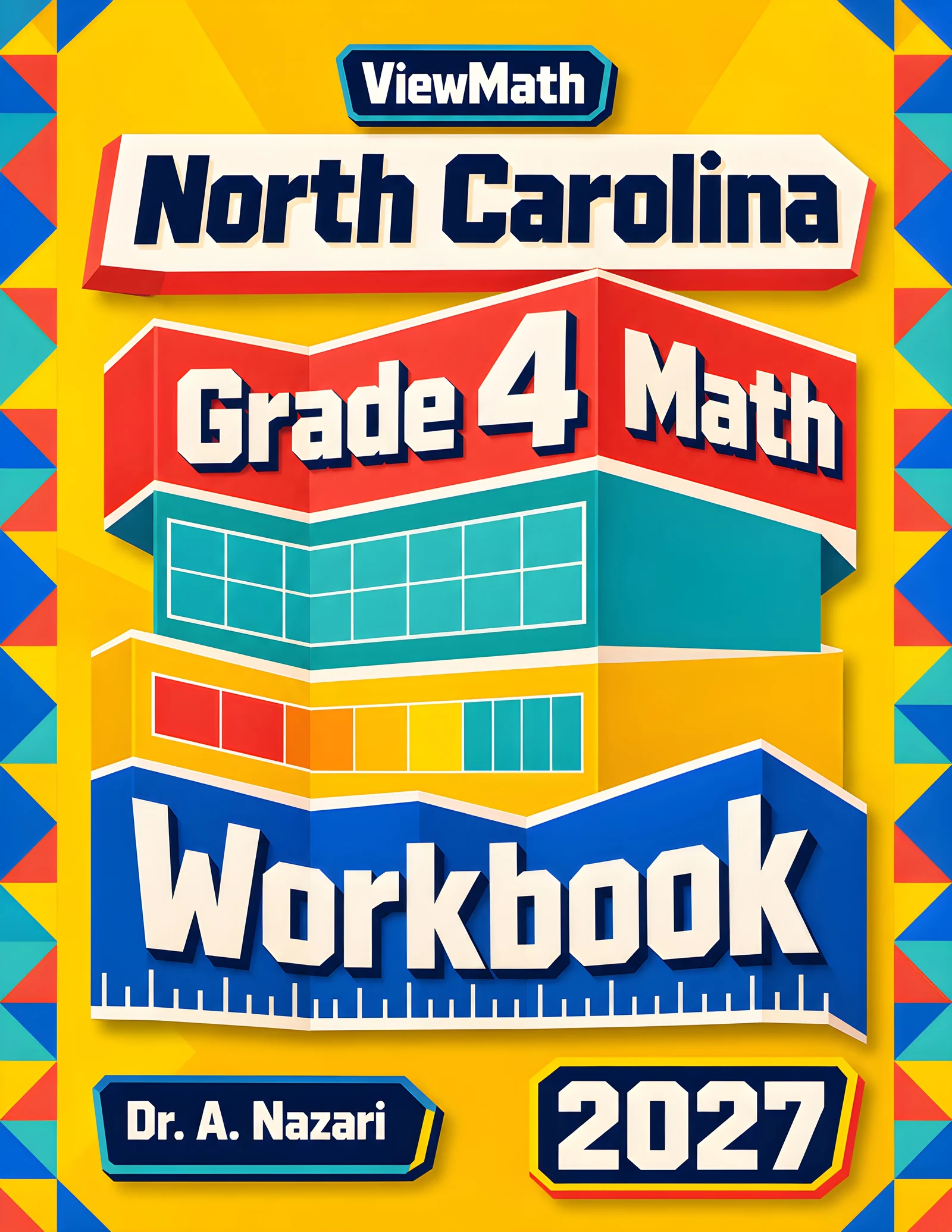 North Carolina NC EOG Grade 4 Math Workbook