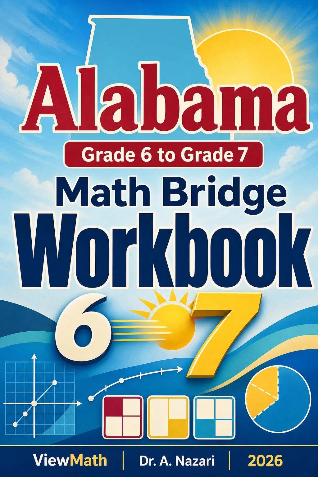 Alabama ACAP Grade 6 Math Summer Bridge Workbook