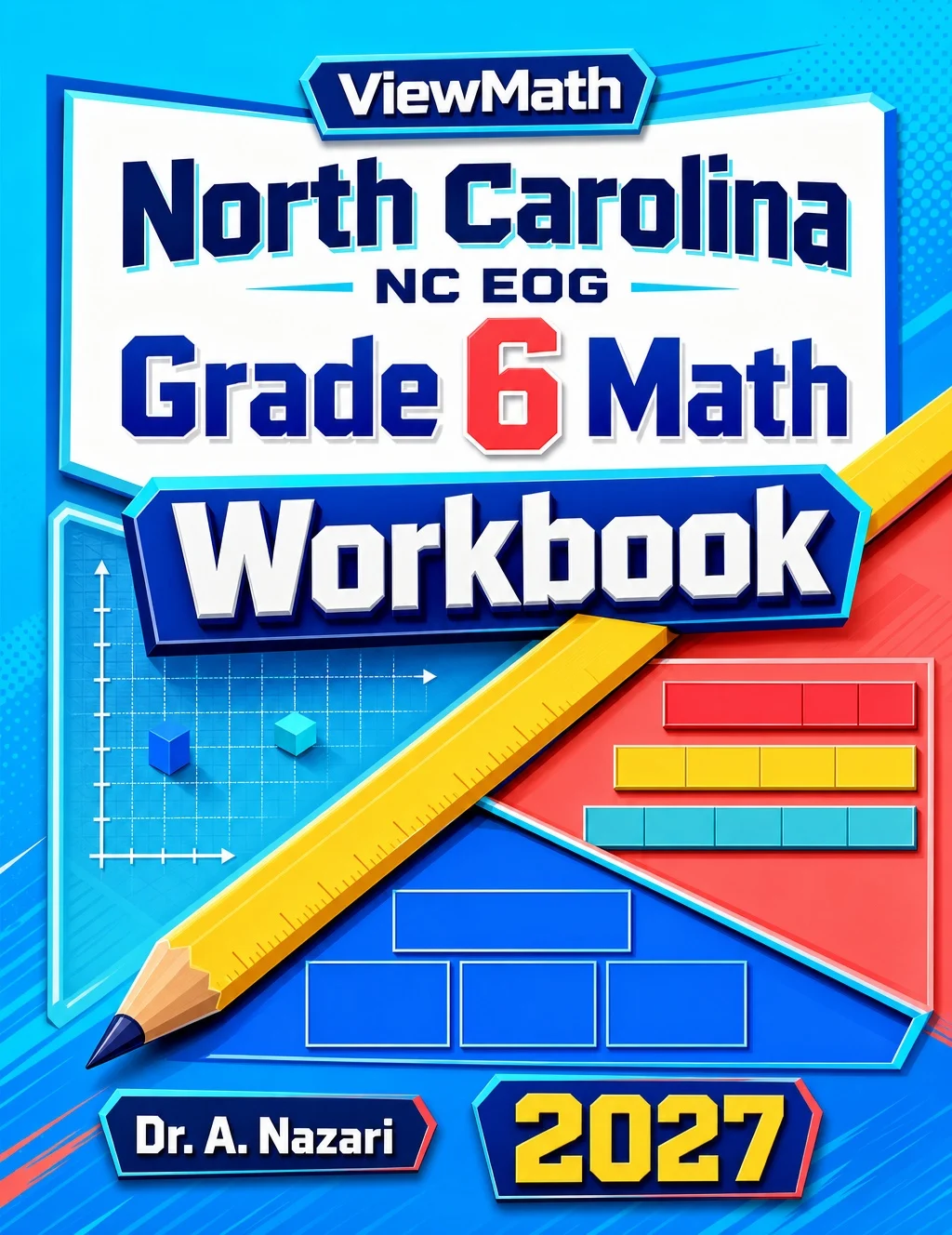 North Carolina NC EOG Grade 6 Math Workbook