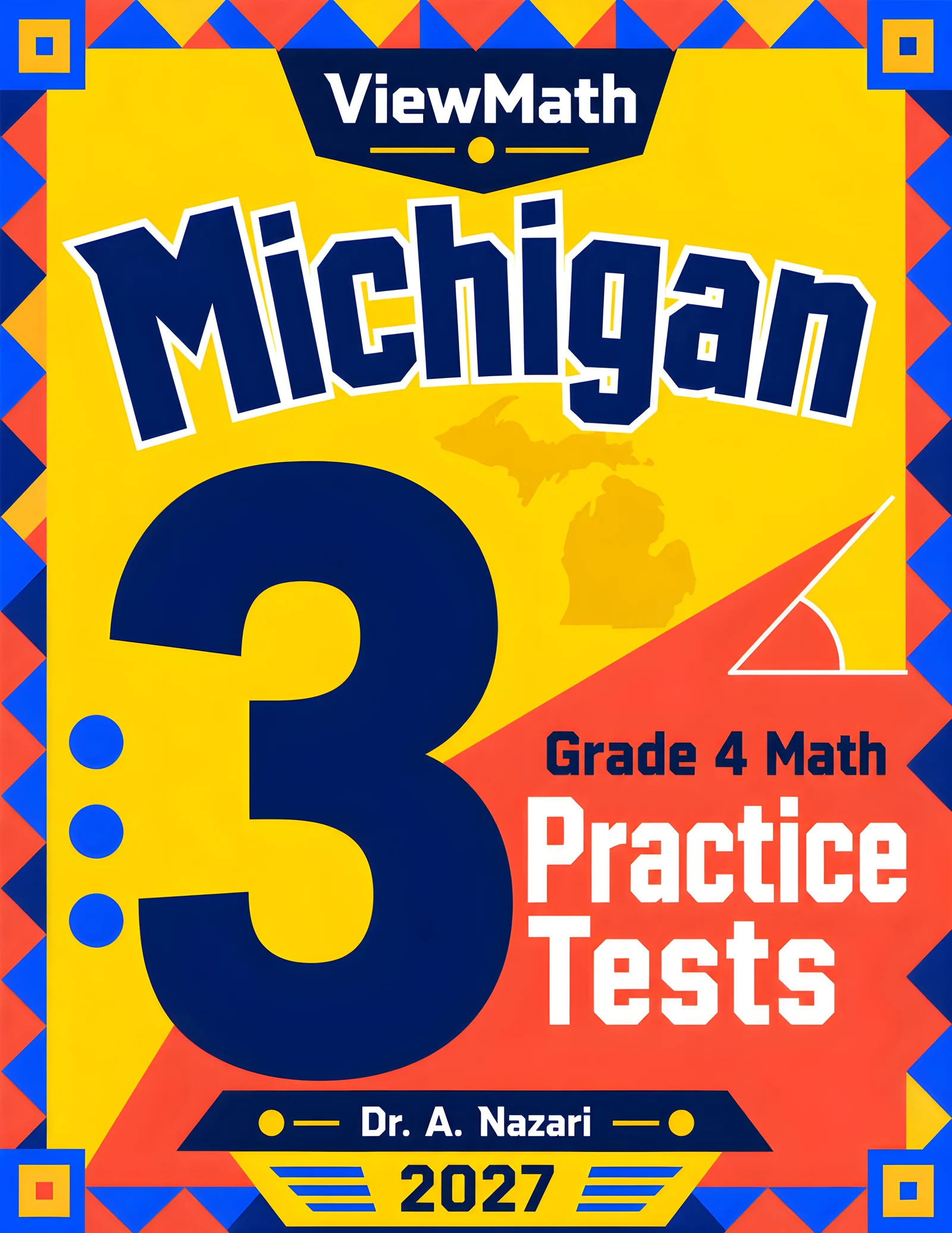 Michigan M-STEP Grade 4 Math Practice Tests Bundle: 25 Unique Full-Length Tests