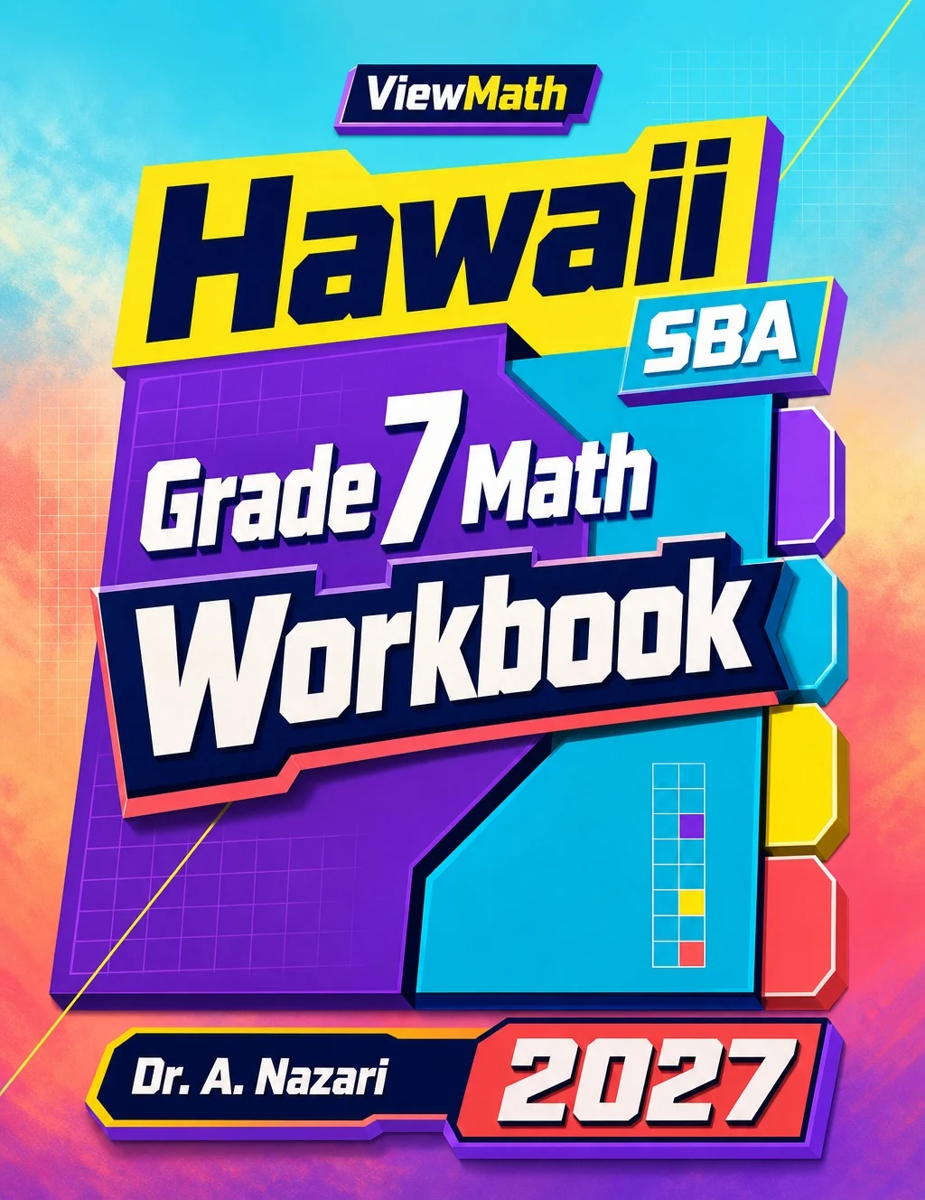 Hawaii SBA Grade 7 Math Workbook
