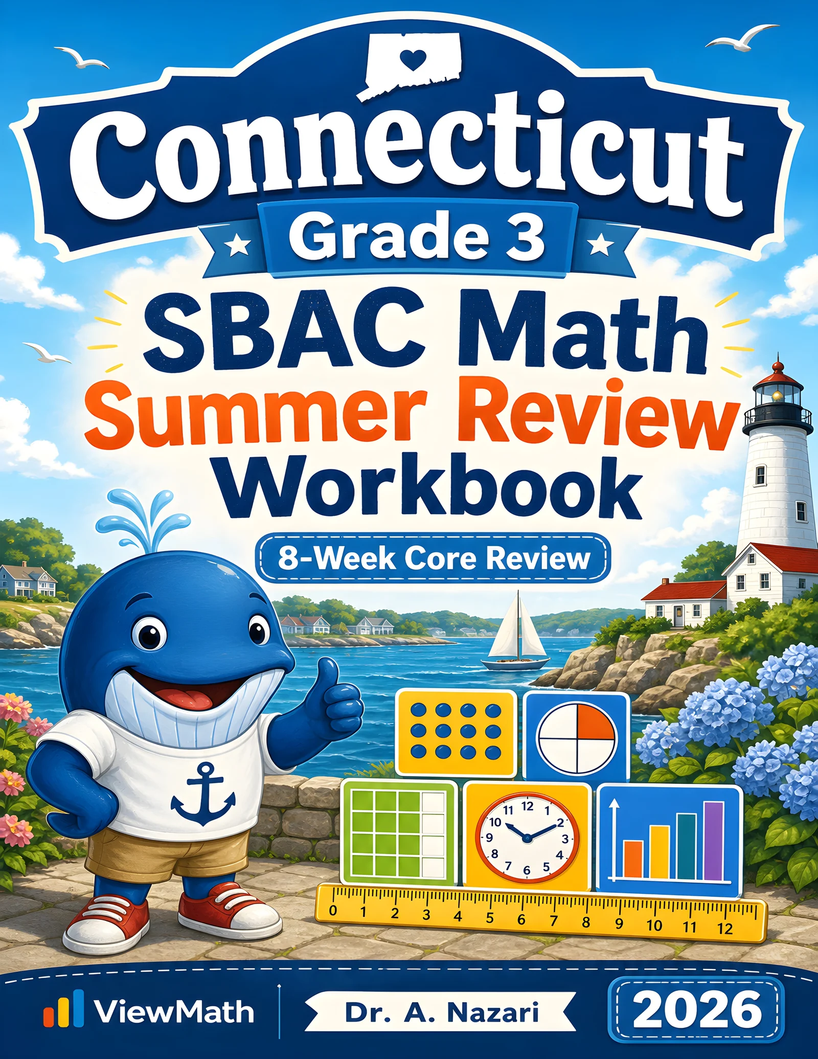 Connecticut SBAC Grade 3 Math Summer Review Workbook