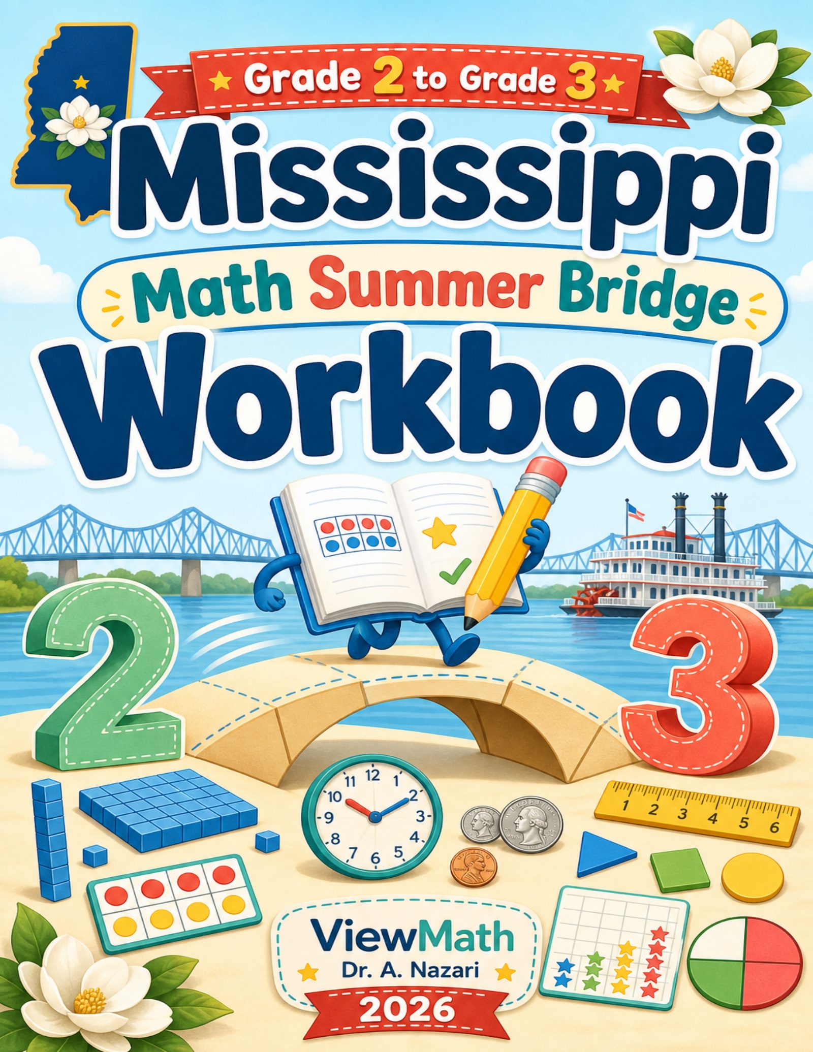 Mississippi Grade 2 to Grade 3 Math Summer Bridge Workbook