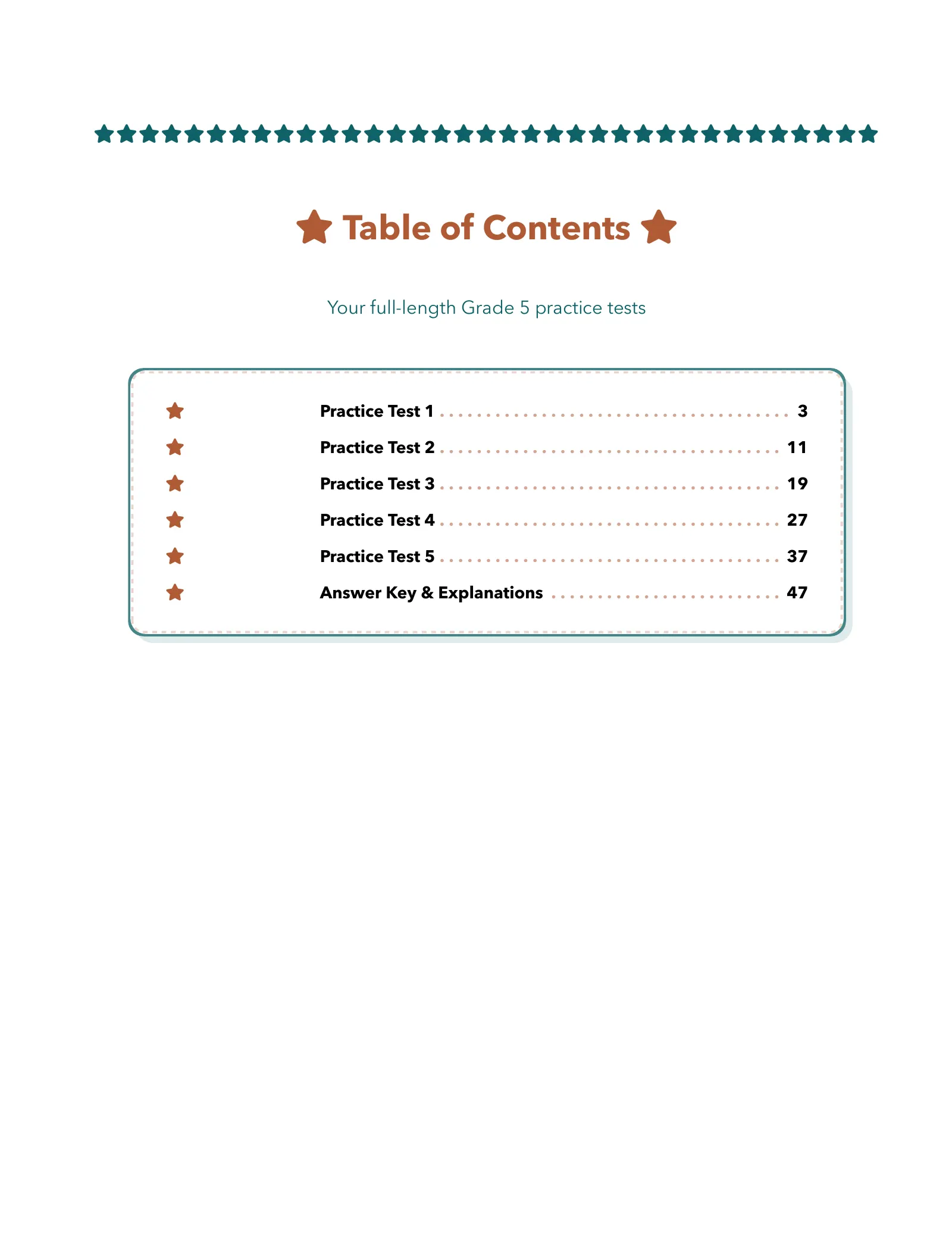ViewMath book table of contents page