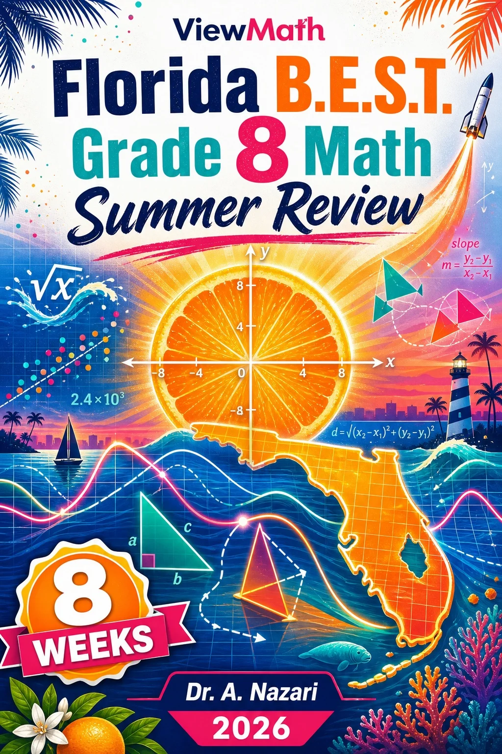 Florida FAST Grade 8 Math Summer Review